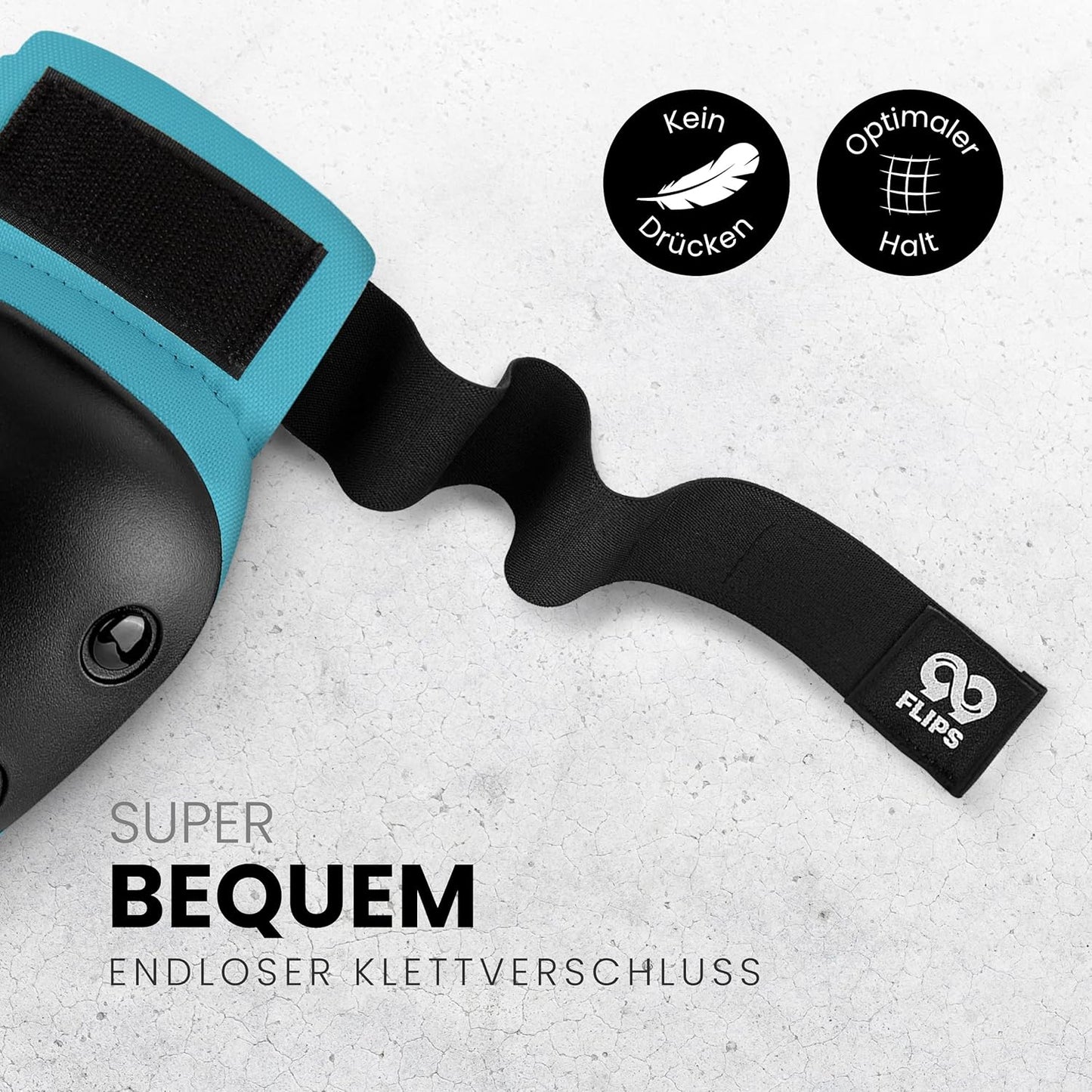 6-teiliges Protektoren-Set, LIGHT BLUE|M - Jugendliche ab 12 Jahren