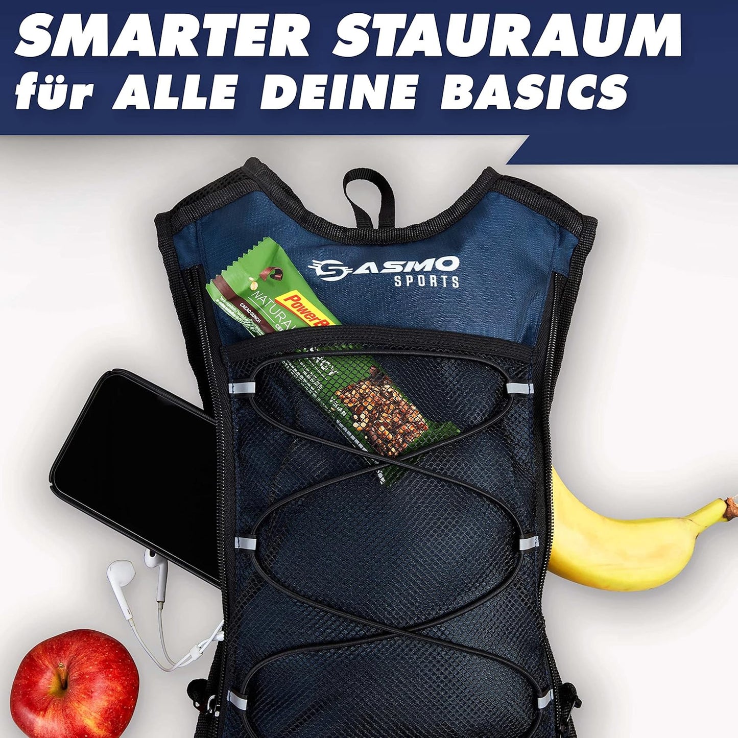 Ultraleichter Laufrucksack, Blau