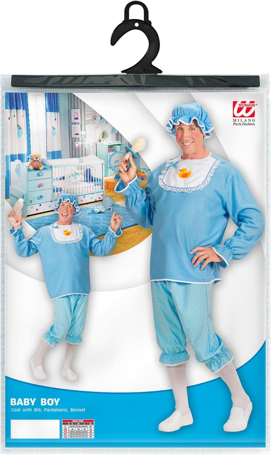 Kostüm Riesen Baby, S Blau