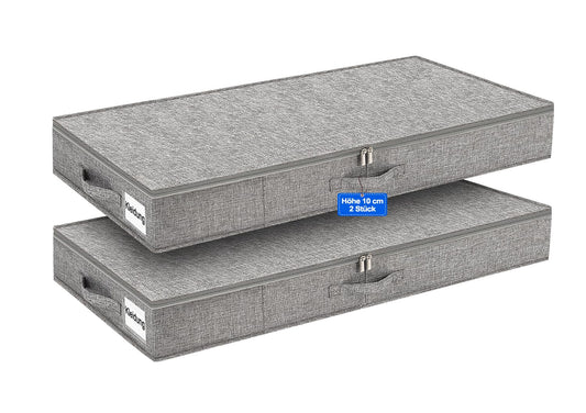 2-teiliges Unterbett-Aufbewahrungsboxen-Set, 2pcs mit Pp-kunststoffplatten