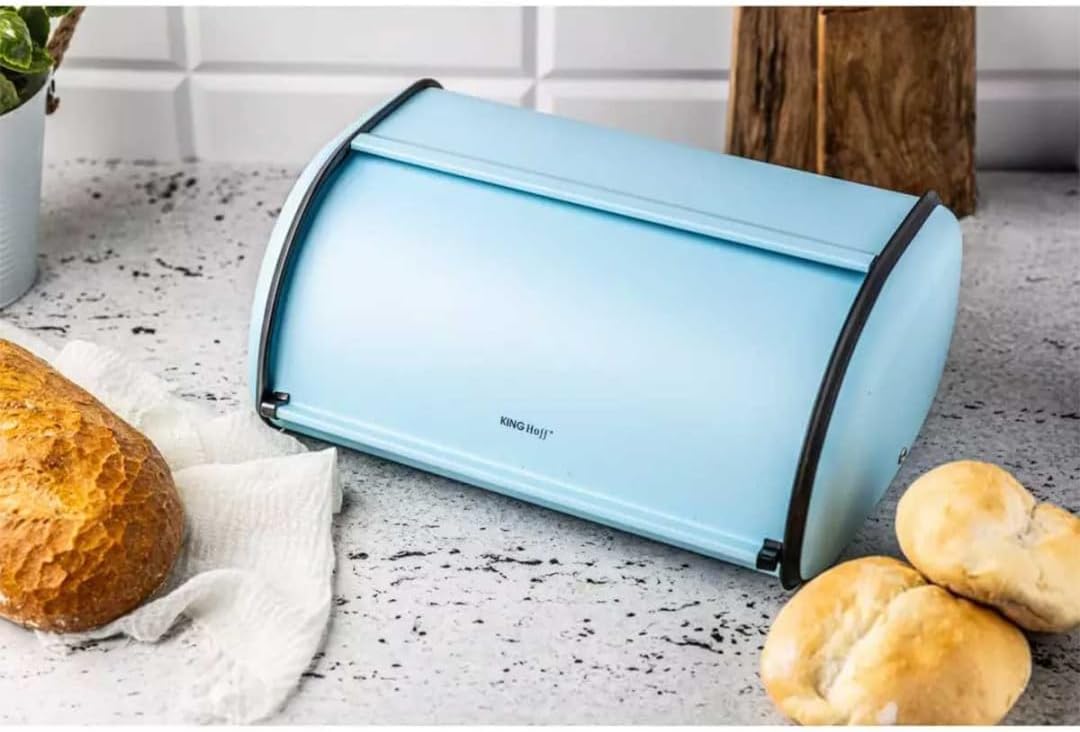 Brotkasten, Blue 44 cm x 27 cm x 18.5 cm
