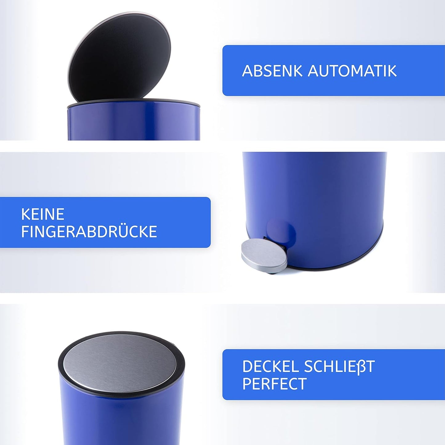 Kosmetikeimer, Blau