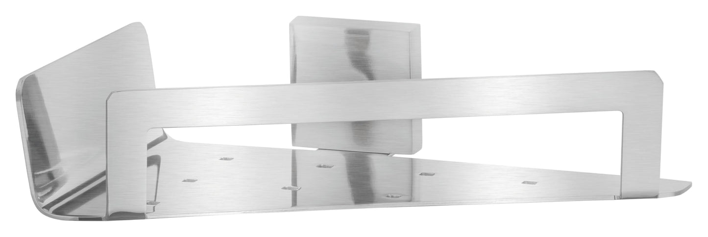 Exxclusiv Eck-Duschablage ohne Bohren, Eck-Duschkorb