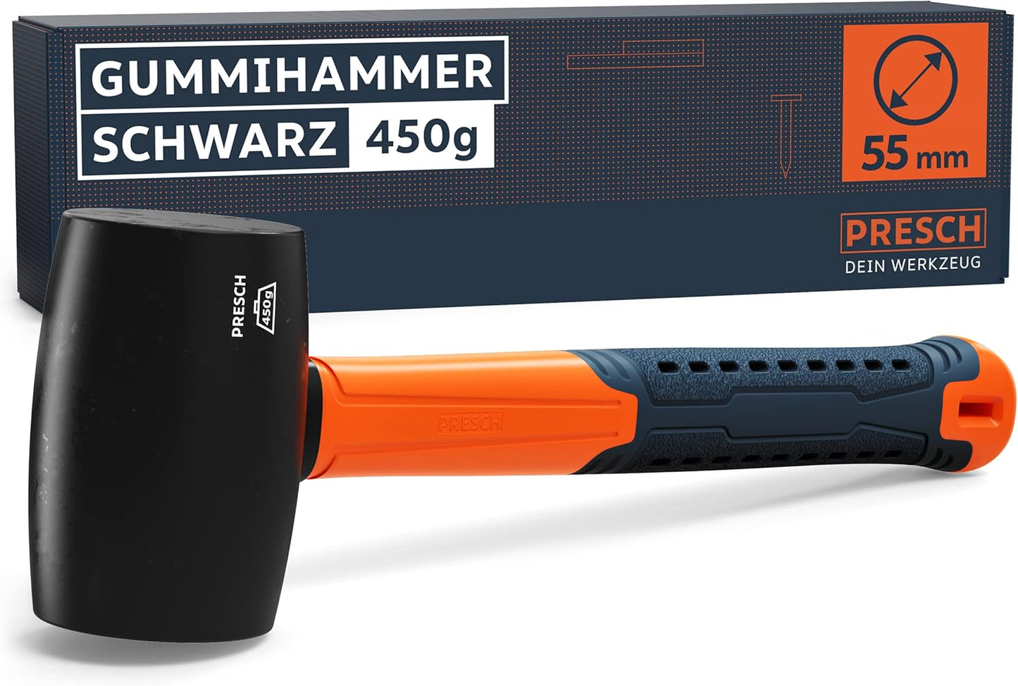 Gummihammer, Schwarz