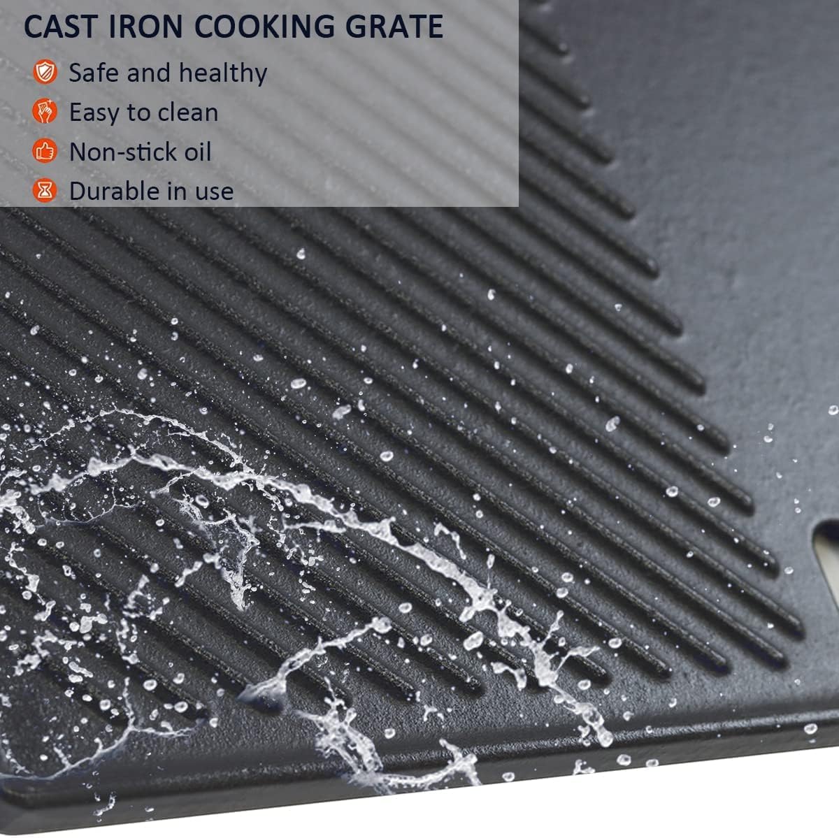 Grillplatte 43x32cm für Enders & Landmann, Grillplatte für Enders