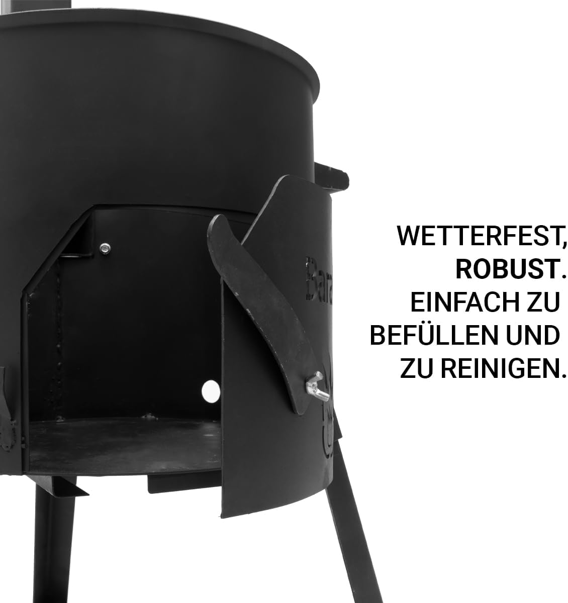 Utschak Feuerofen mit Abzugsrohr, Utschak M - ohne Kazan