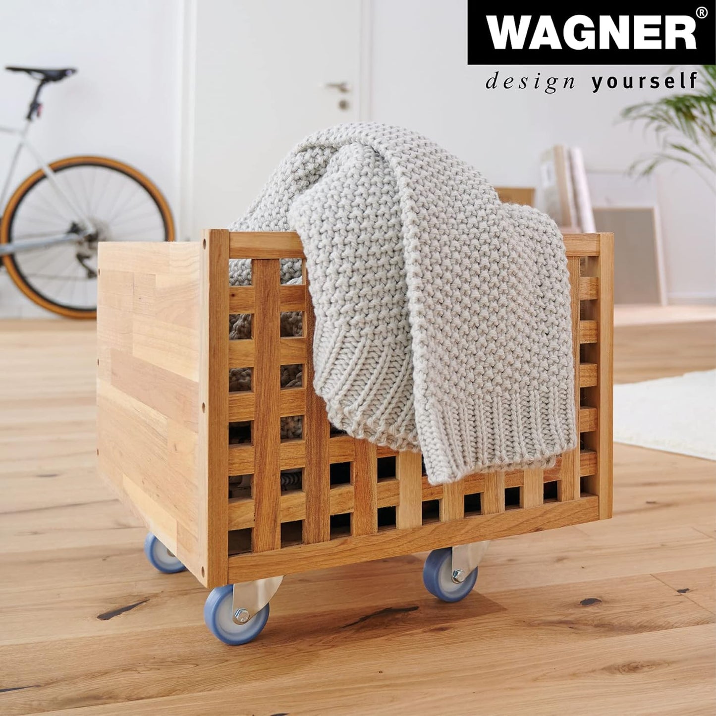 Transportroller, (L) 29 x (B) 29 x (H) 8,5 cm ultrasofte Rollen