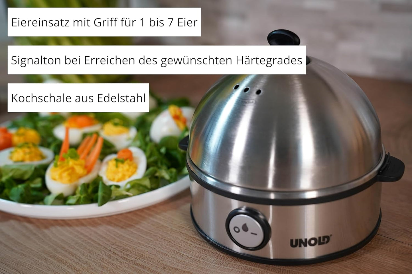 Eierkocher Edel für 1-7 Eier