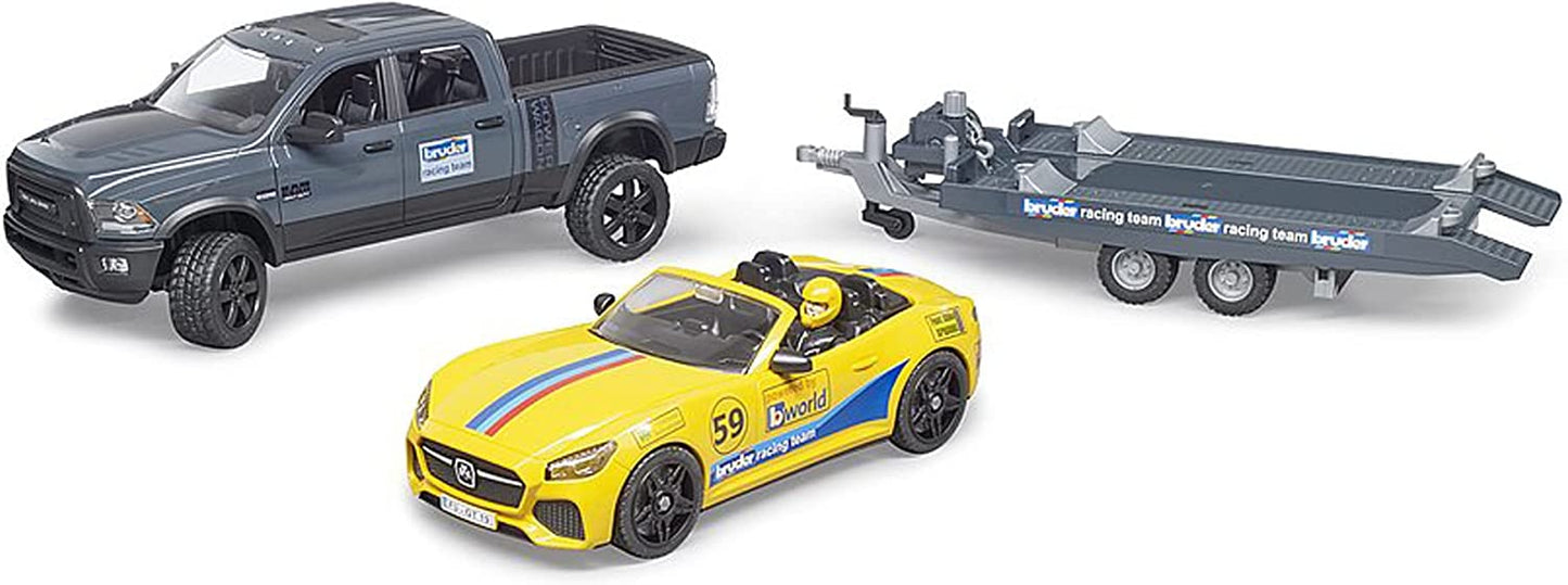 RAM 2500 Power Wagon und Roadster Bruder Racing Team, Modellfahrzeug, Modern