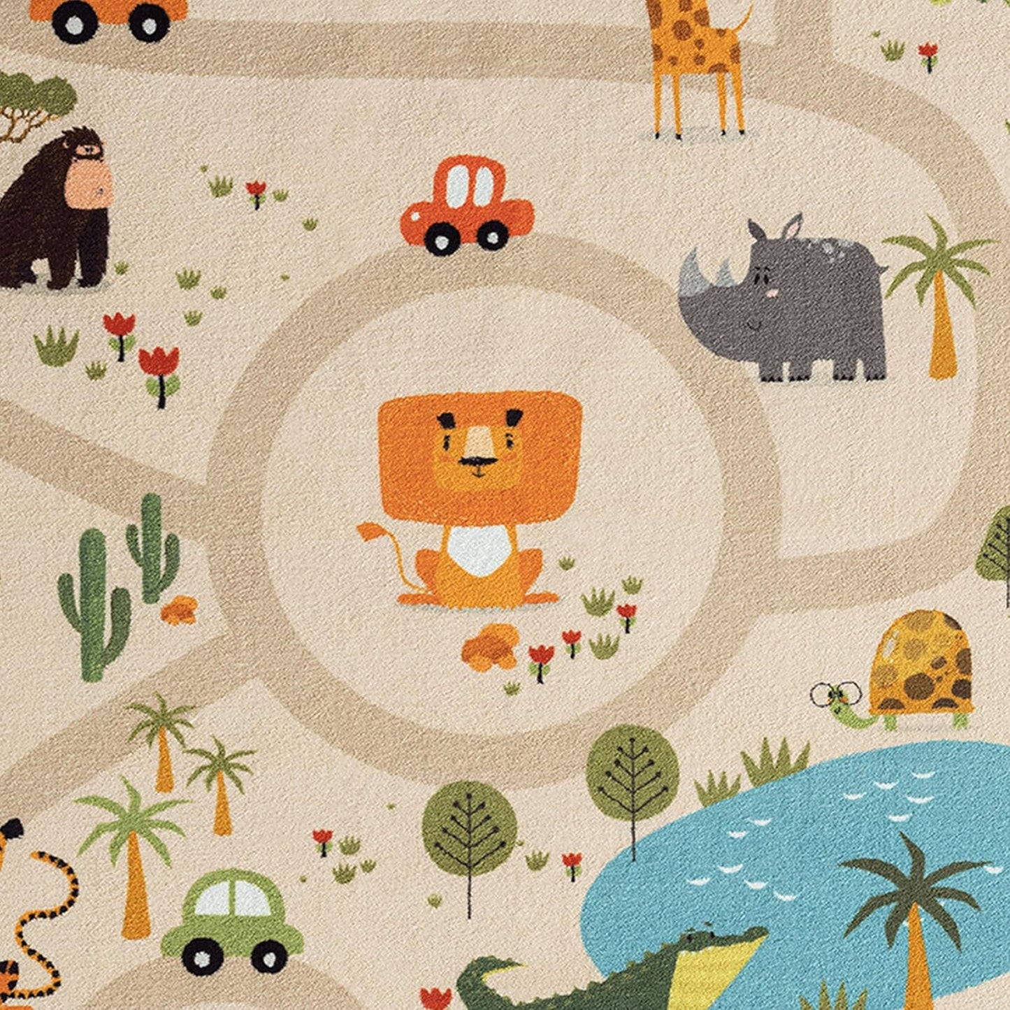 Spielteppich Safari, 80 x 150 cm (Läufer) Safari Beige