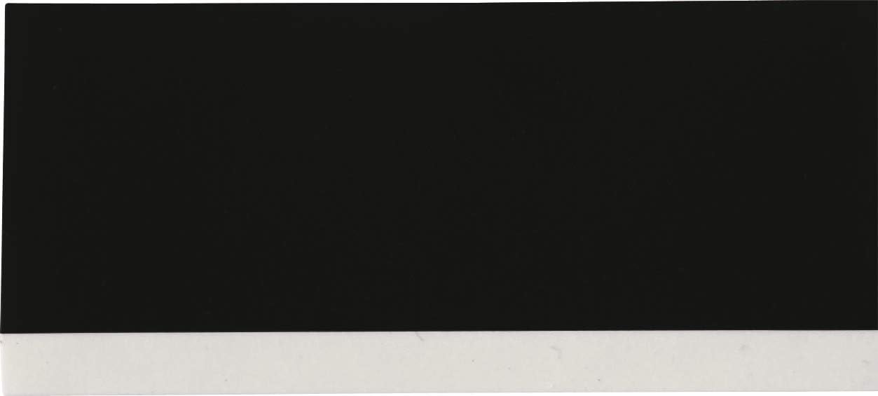 Vinyl-Etikettenband für Etikettendrucker M211 & M210, Etikett Vinyl - Weiss auf Schwarz, 19.05 mm x 6.40 m Labor & Sicherheit und Anlage