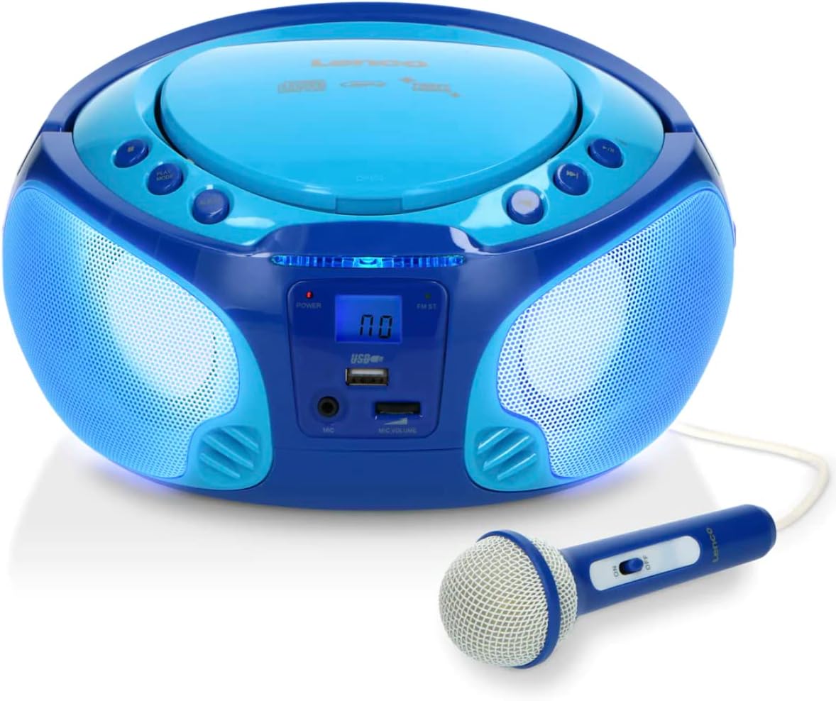 Scd-650, mit Karaoke blau SCD-650 mit Mikrofon