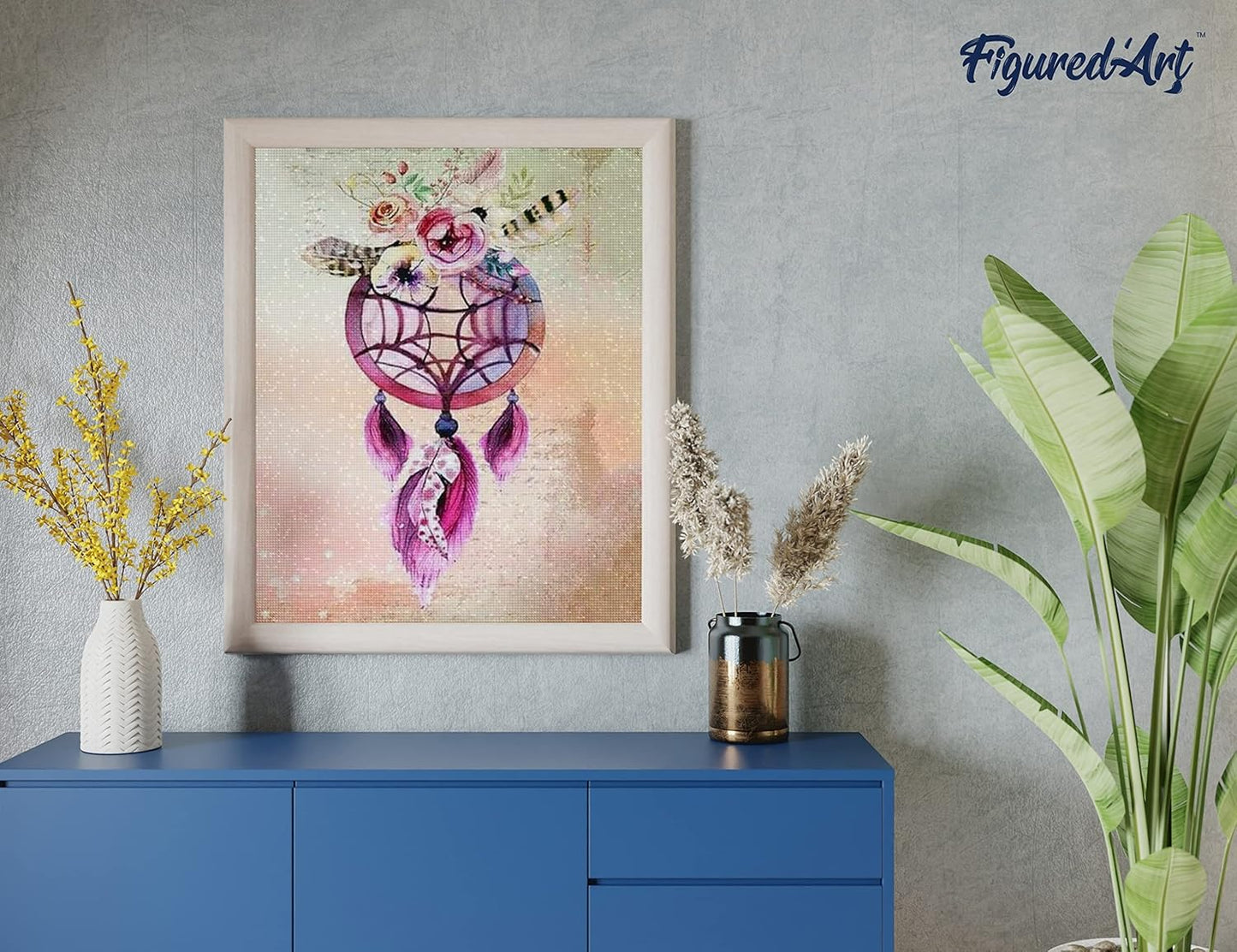 Diamond Painting, 40 x 50 cm, Traumfänger 40x50cm (Ohne Rahmen)