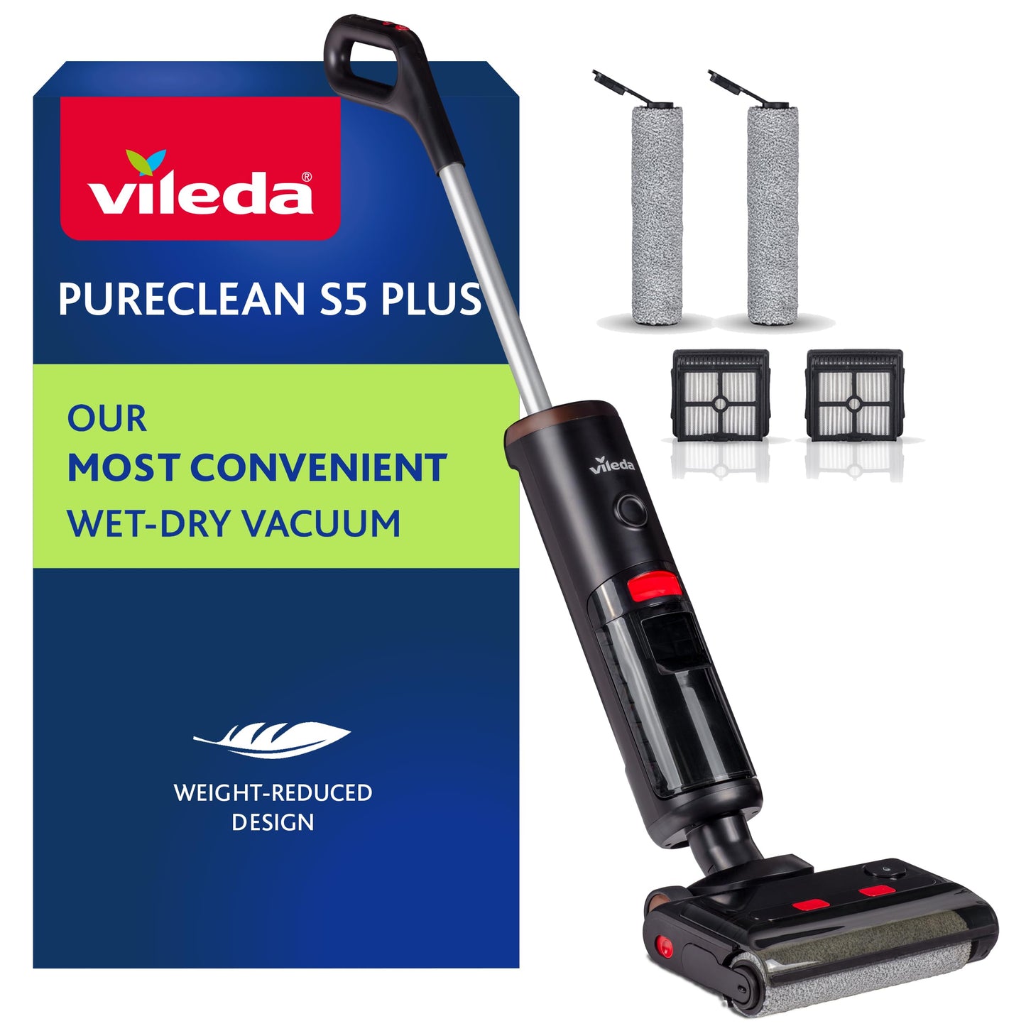PureClean S5 Plus, 4.8 kg PureClean S5 mit Zubehör ‎schwarz/Silber