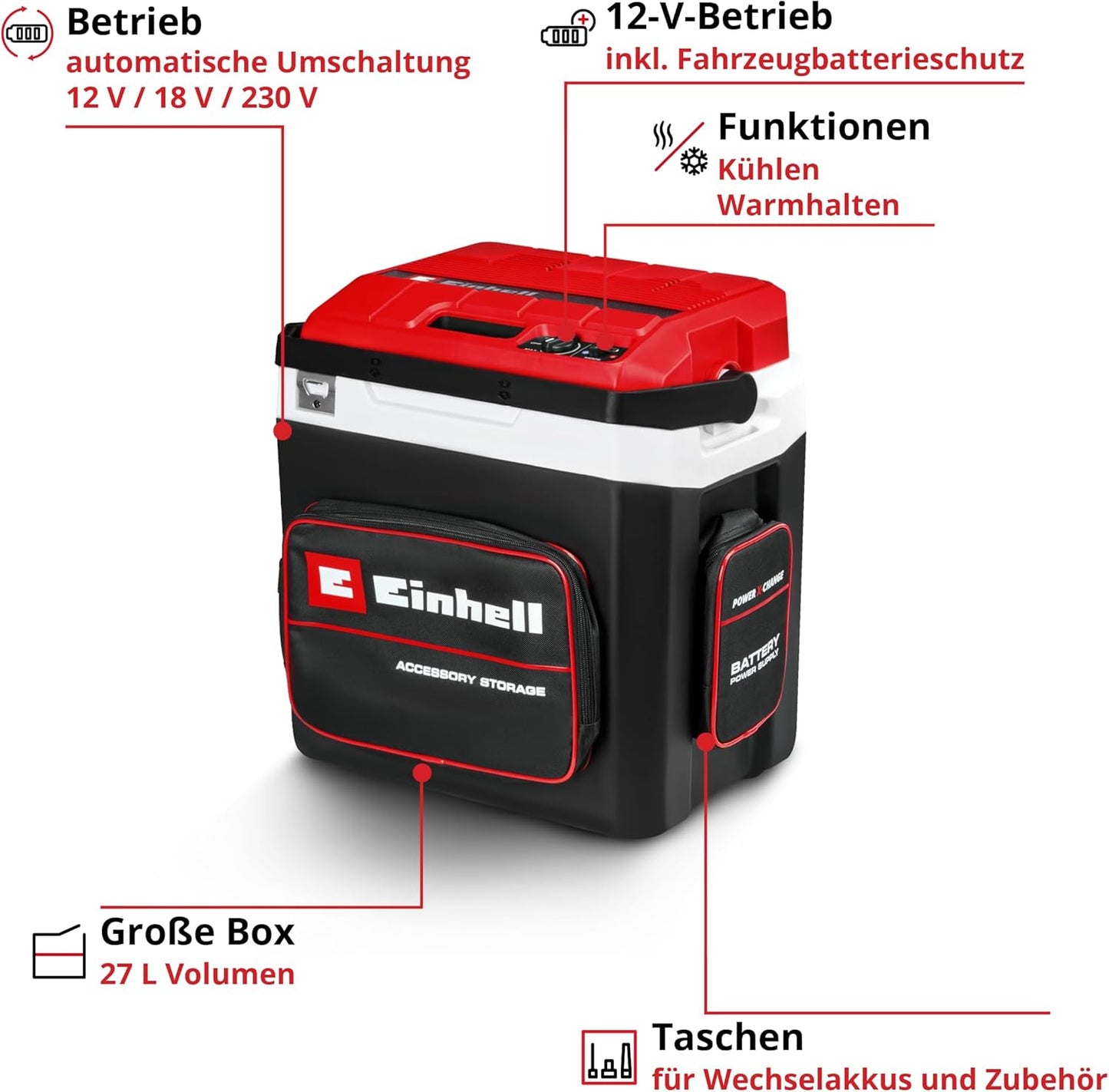 Akku-Kühlbox TE-COL 18/27 Li-Solo