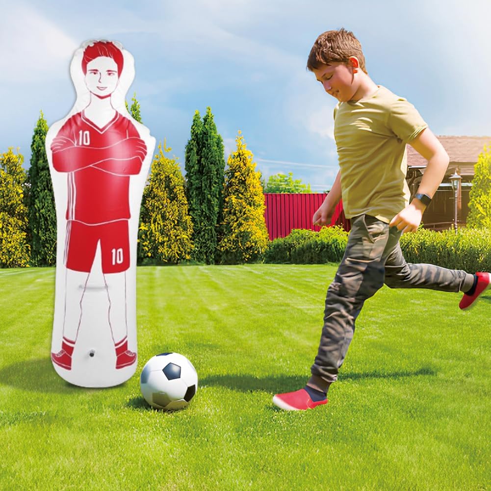 Fussball-Trainings-Dummy, Rot