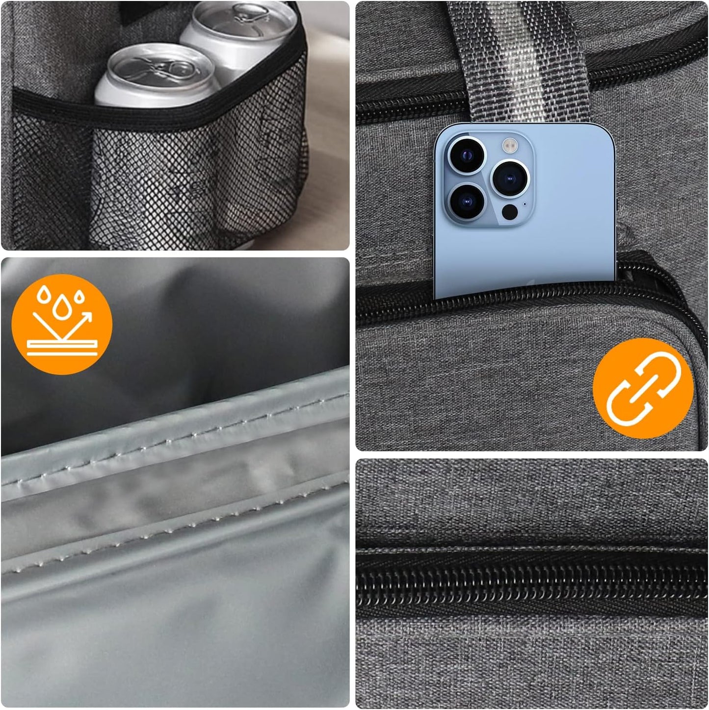 Kühltasche, Grau