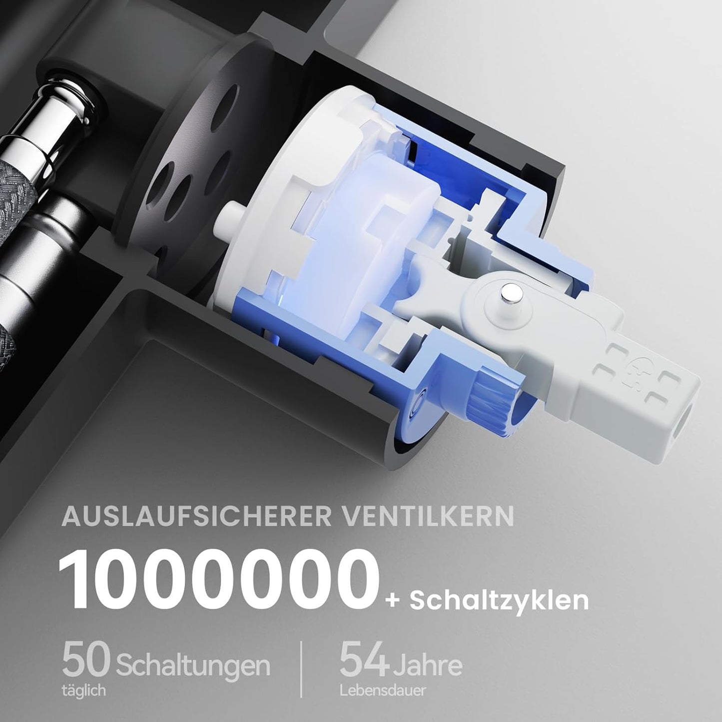 Ausziehbare Küchenarmatur mit Brause, U-Form, Ausziehbar Schwarz