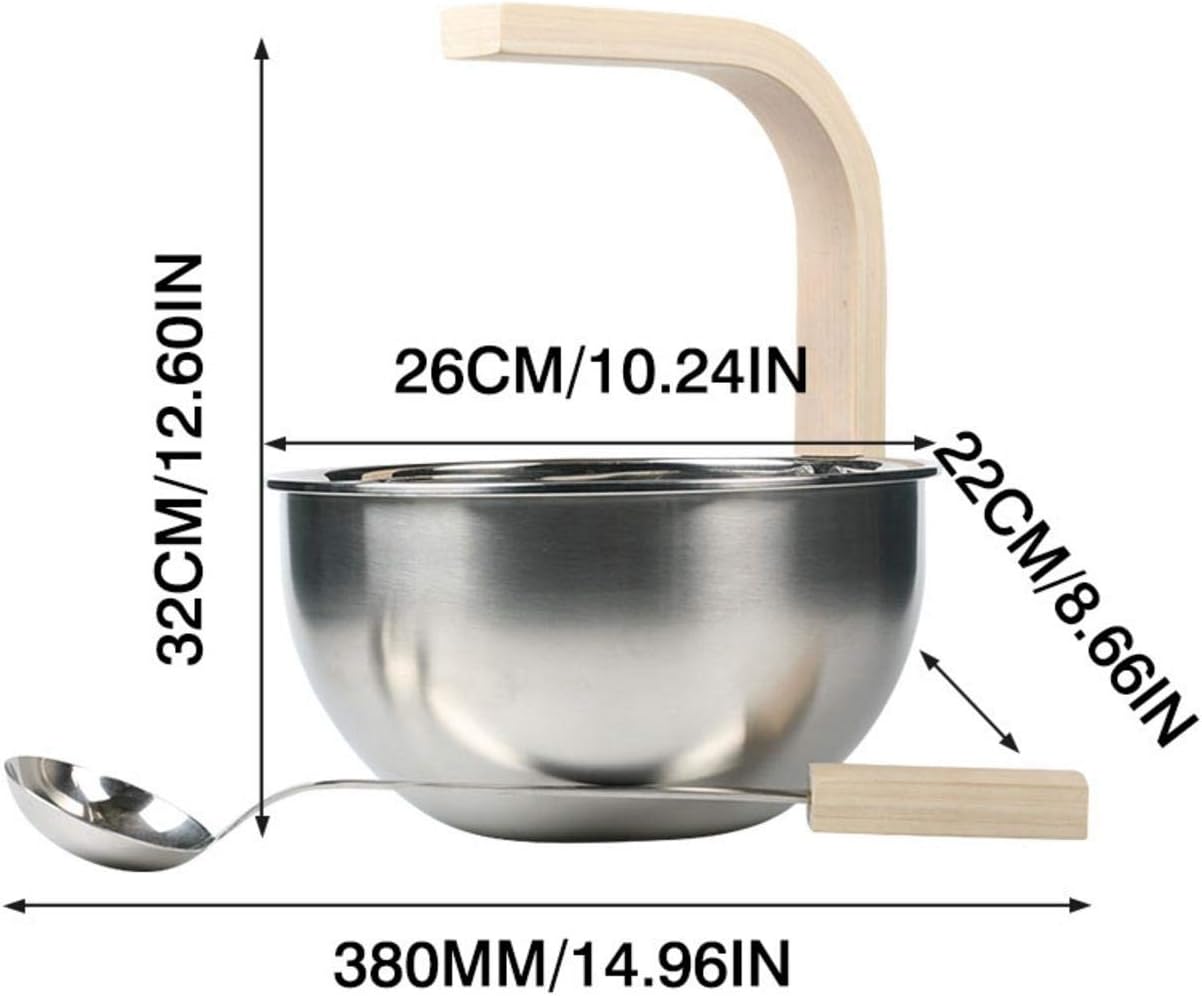 Sauna Eimer Set