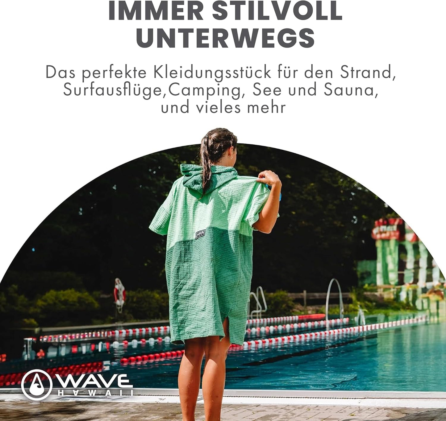 Bade-Poncho Breese, Mehrfarbig Breese