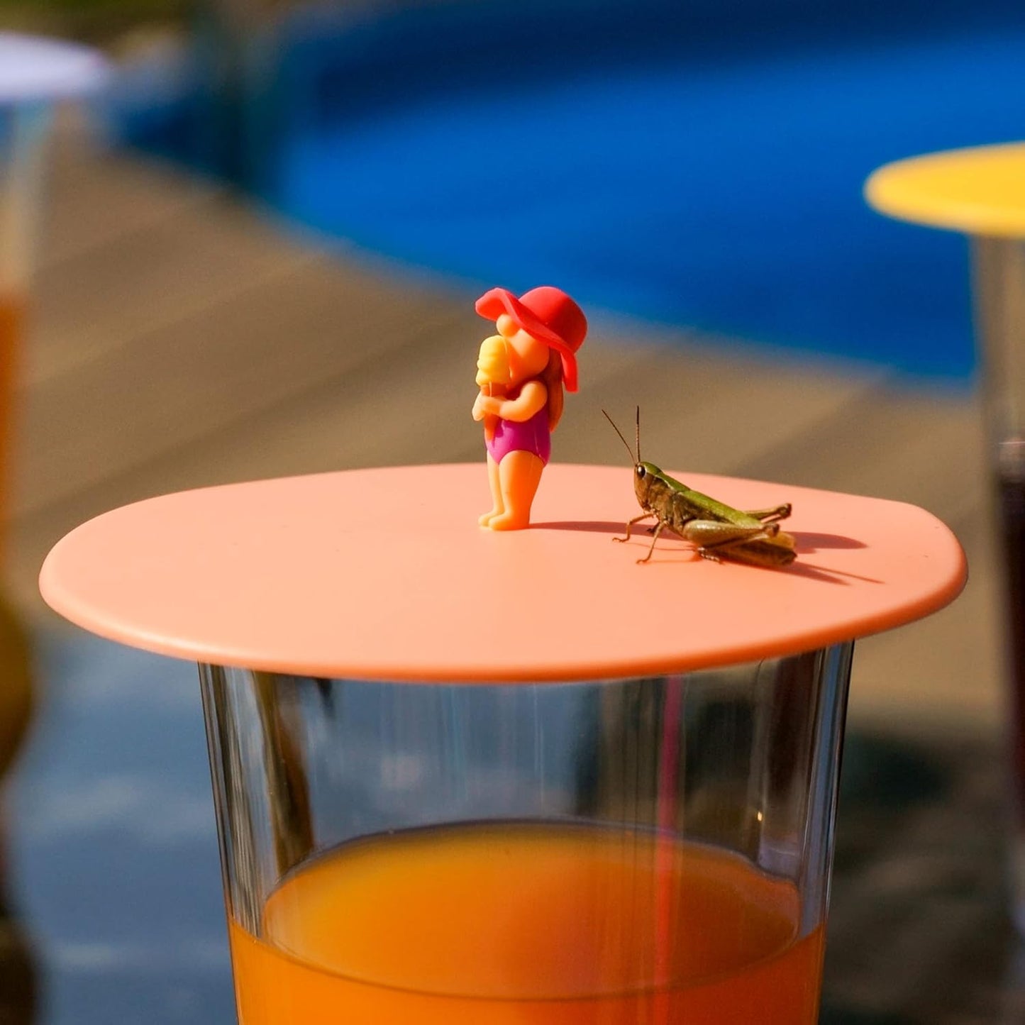3-teiliges Glasabdeckungen-Set, Beach Kids
