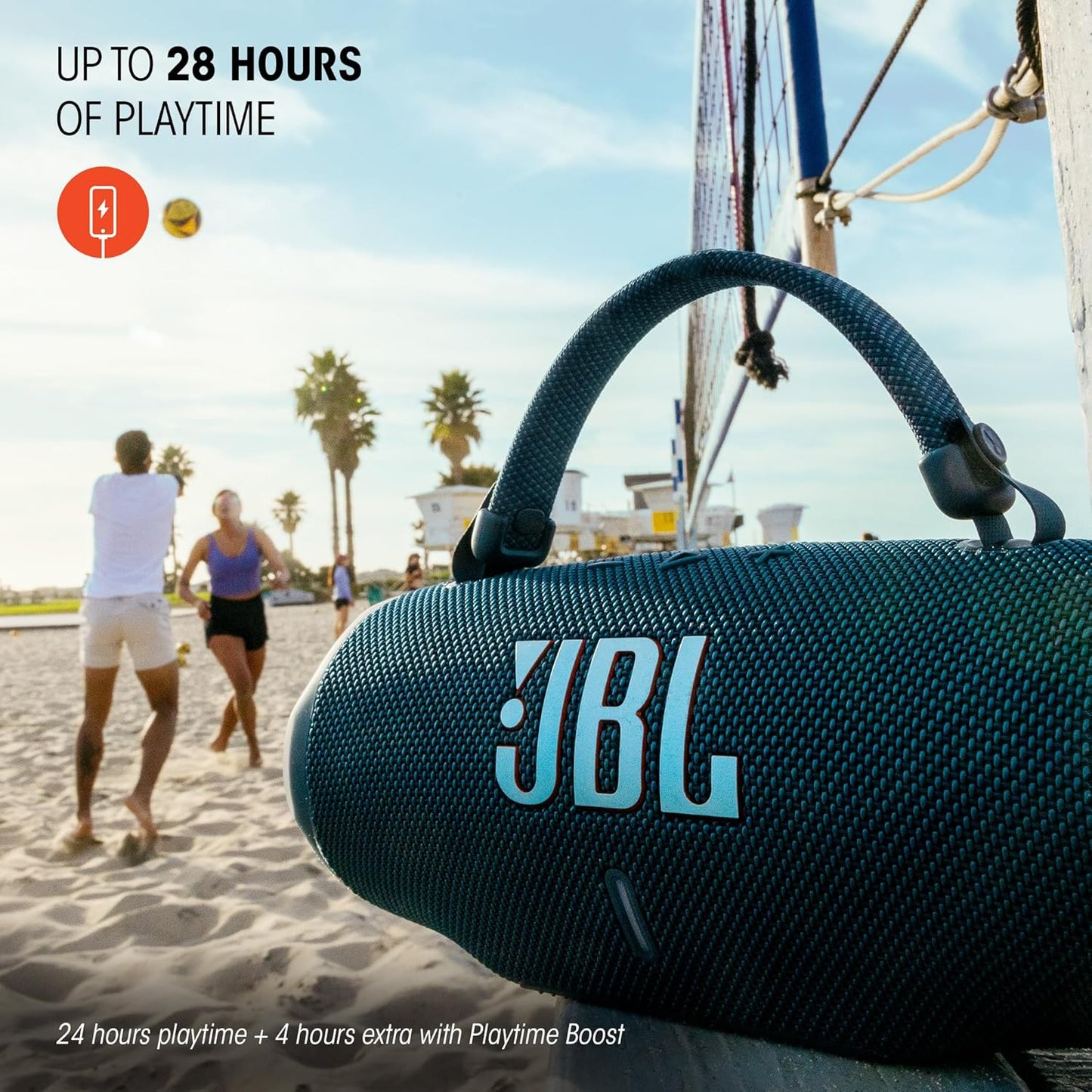 Tragbarer Bluetooth-Lautsprecher Charge 6, Blue