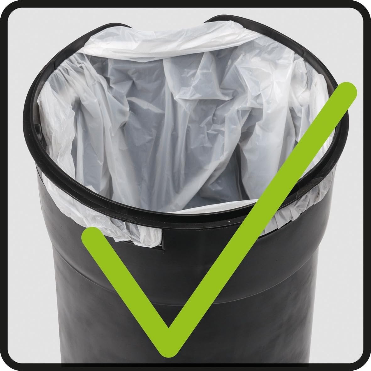 Treteimer Leman, 5 Liter, Schwarz
