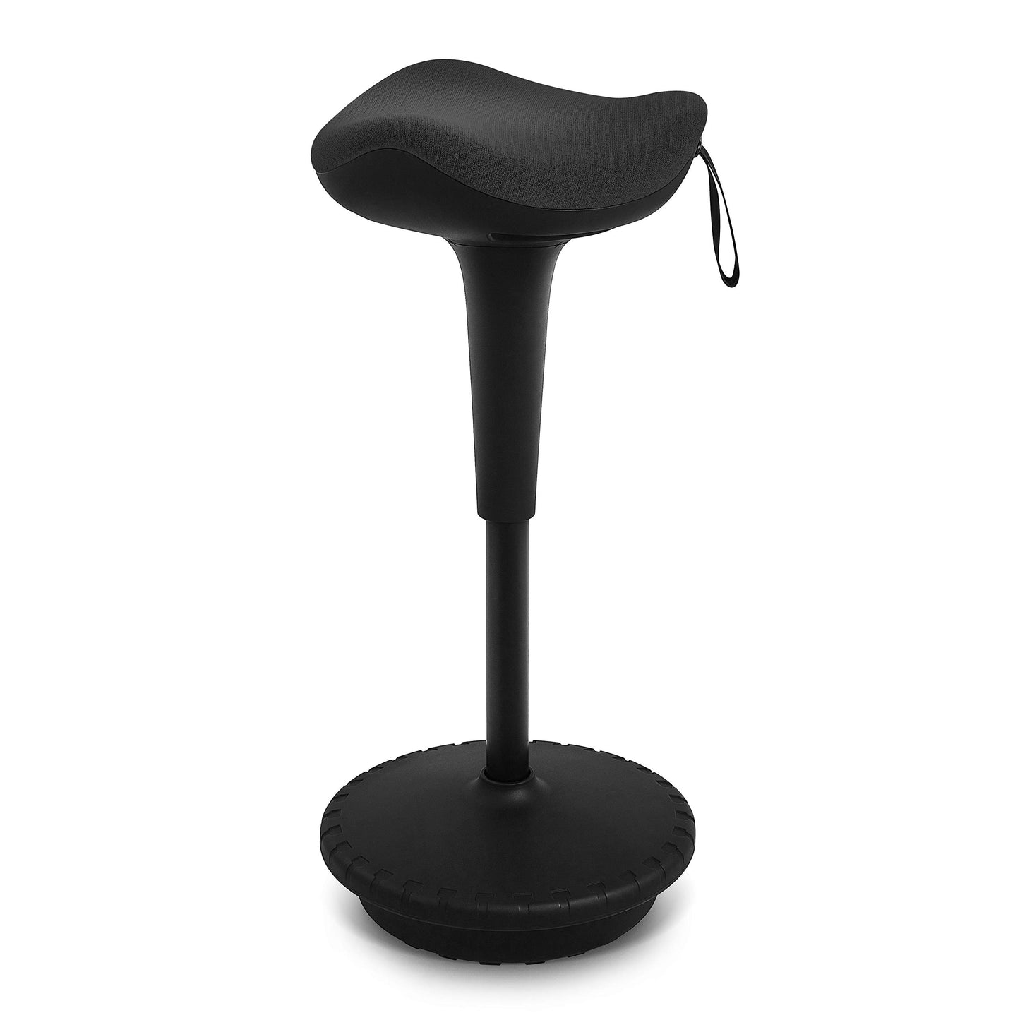Ergonomischer Sitz-Steh-Hocker, höhenverstellbar, 360° Drehbar, Schwarz
