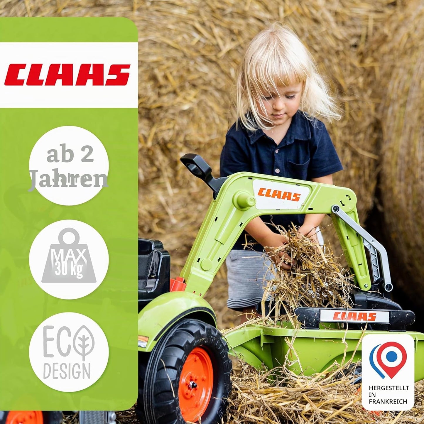 Kinder-Baggerlader mit Anhänger, N