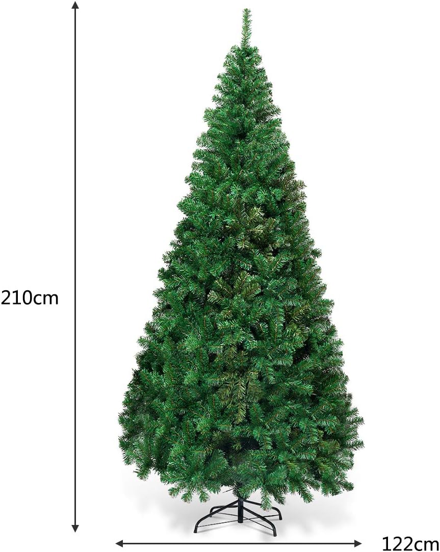 Künstlicher Tannenbaum, Grün, 210 cm