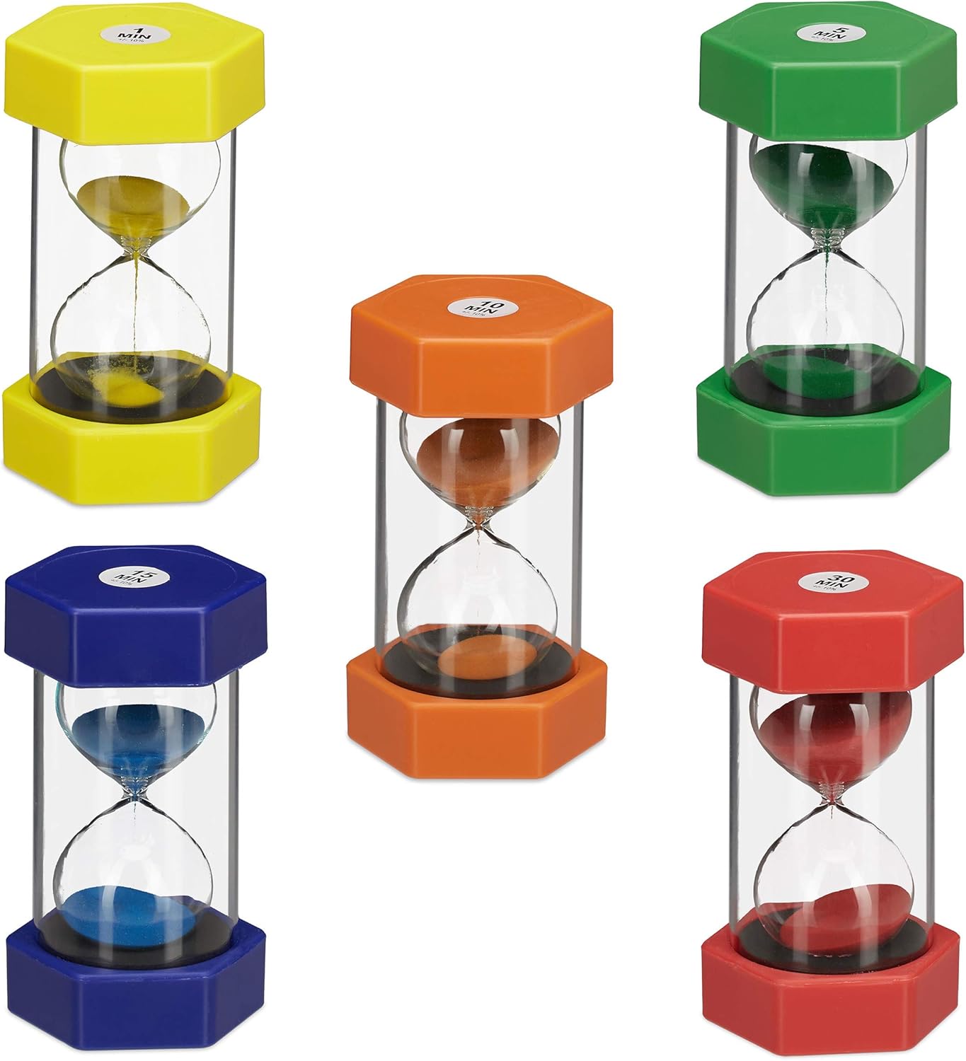 5-teiliges Sanduhren Set für Kinder, Single
