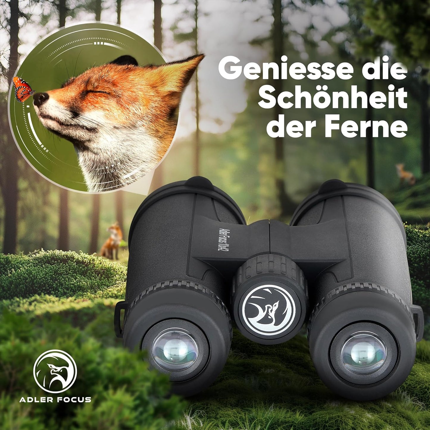 Fernglas mit Eagle-Eye-Technologie, 10x42 Eagle