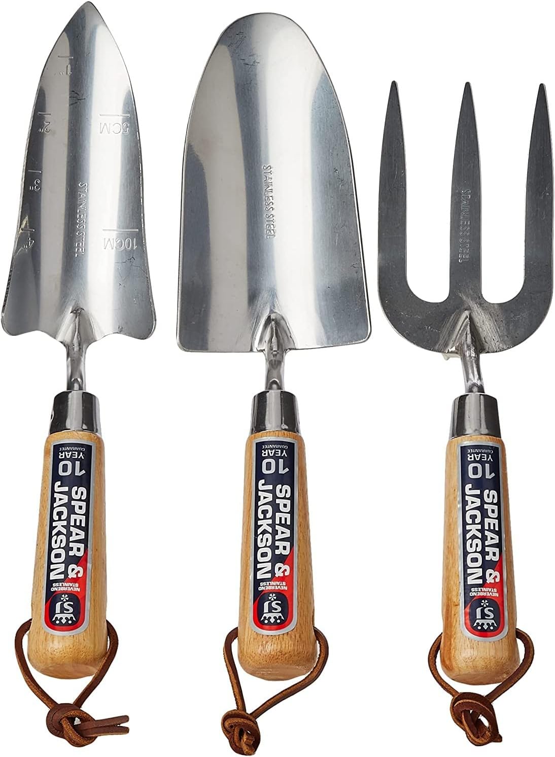 3056GS Neverbend - 3-teiliges Gartenhandwerkzeug-Set, Neverbend Edelstahl-Set