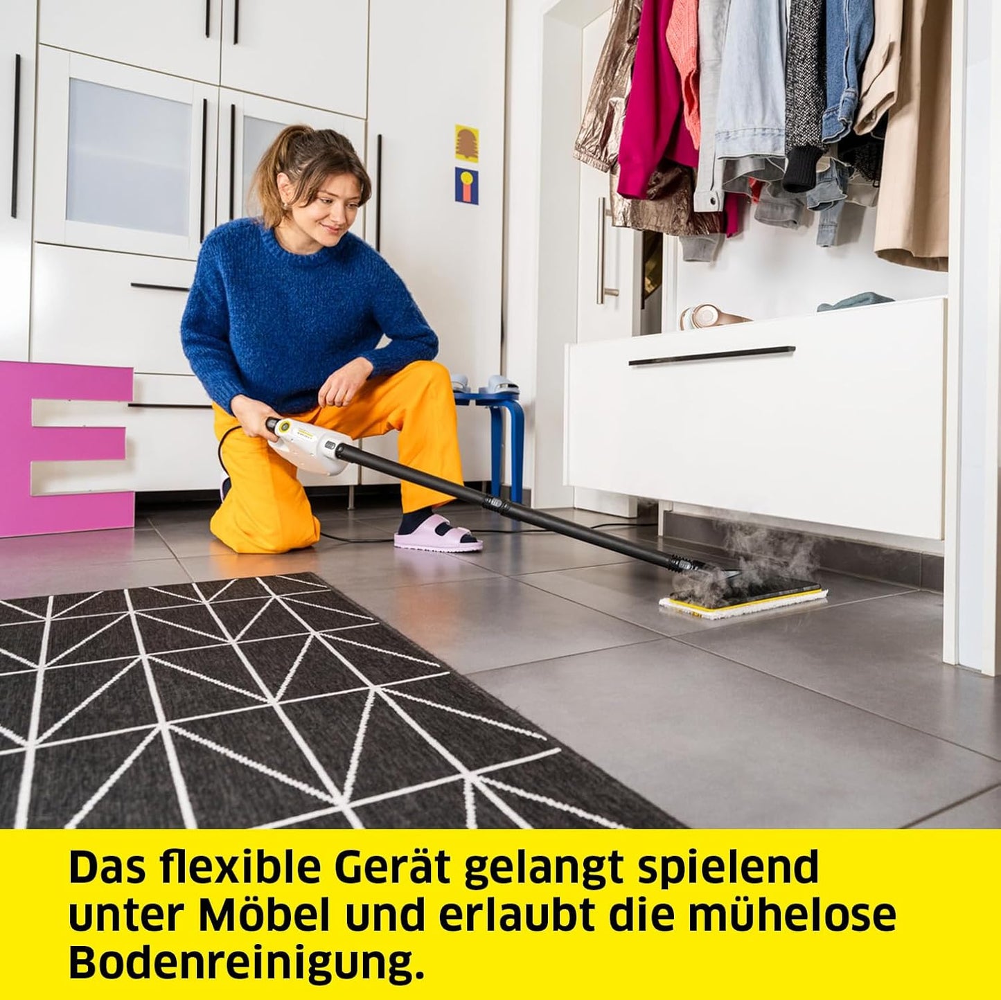 Dampfreiniger SC 1 Multi & Up mit Bodendüse EasyFix, 1.300 Watt