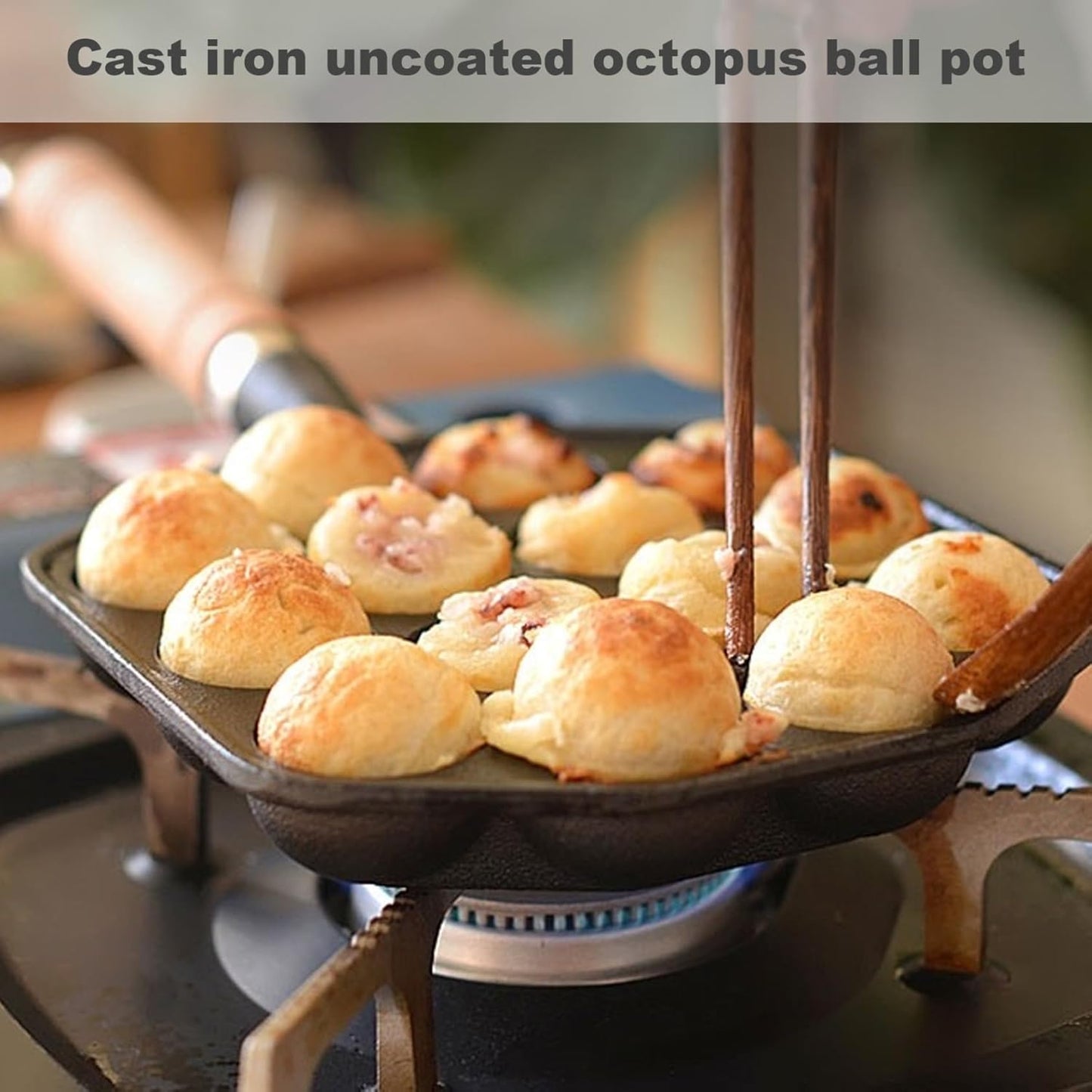 Takoyaki-Pfanne mit 14 Löchern