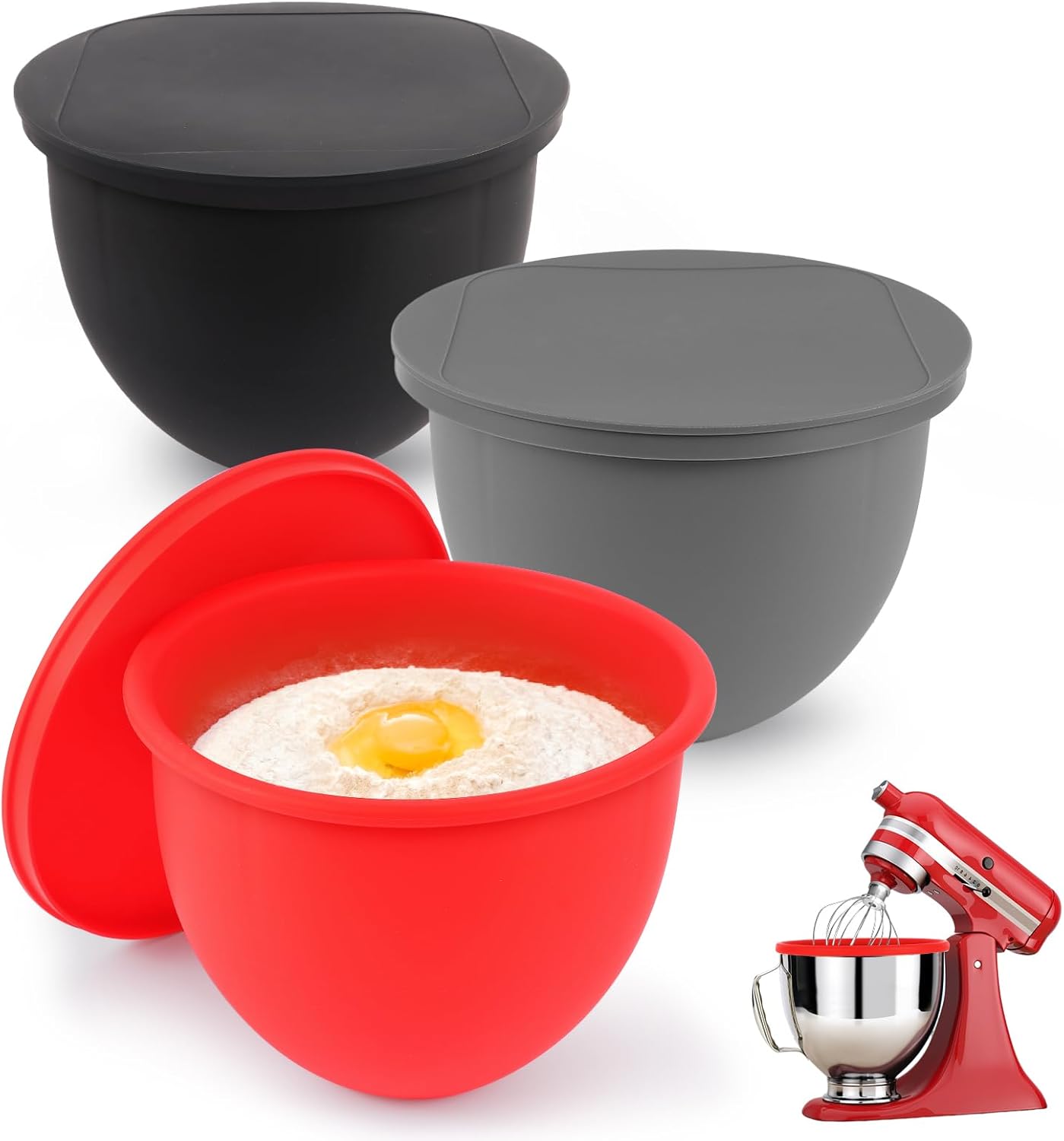 Silikon-Einlagen für KitchenAid-Mixer