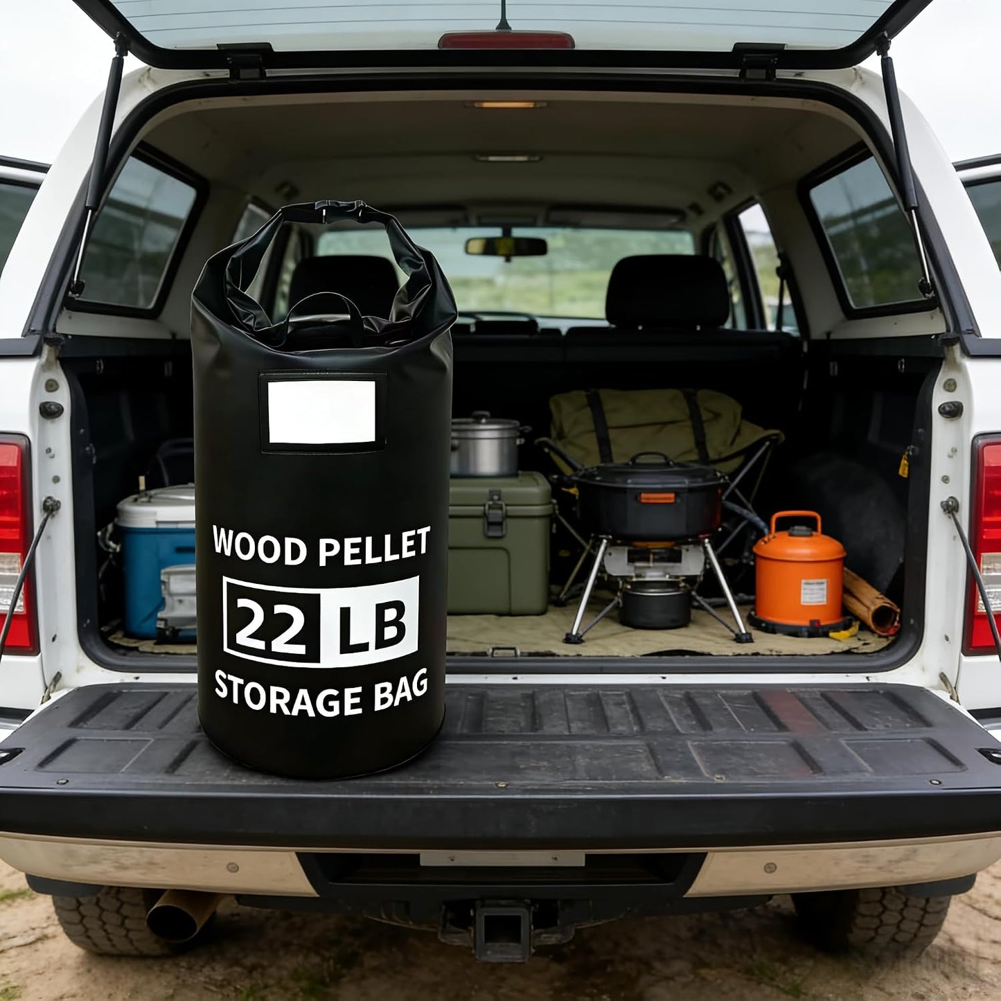 Holzpellet-Aufbewahrungsbehälter 10 kg wasserdicht