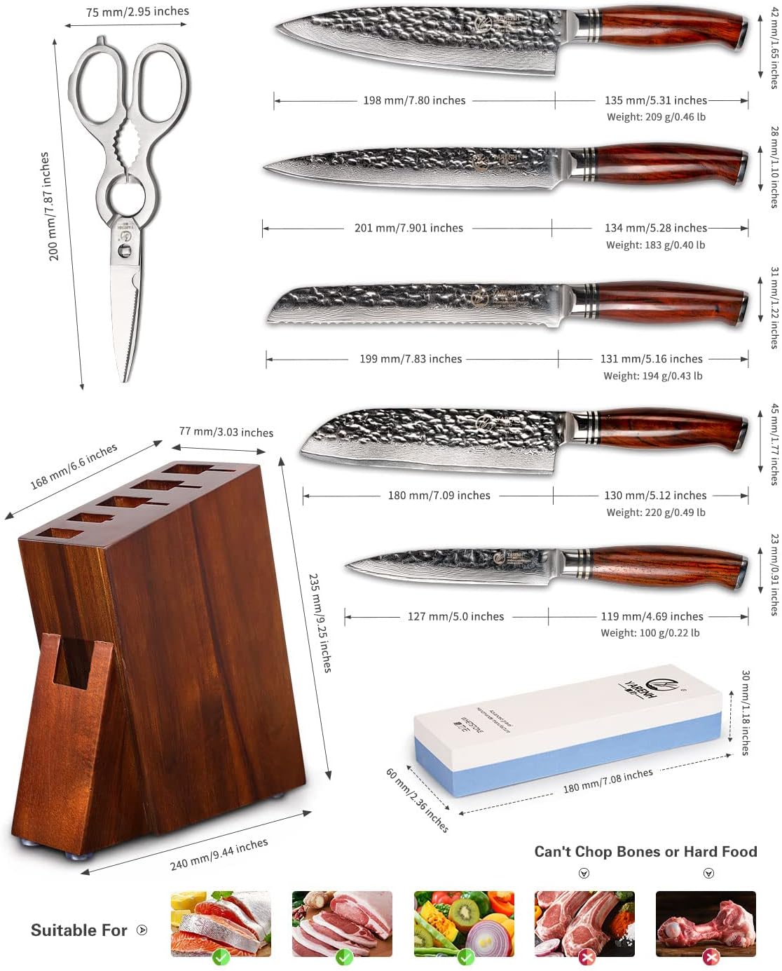 Messerblockset, Messerblocksets 8 Er