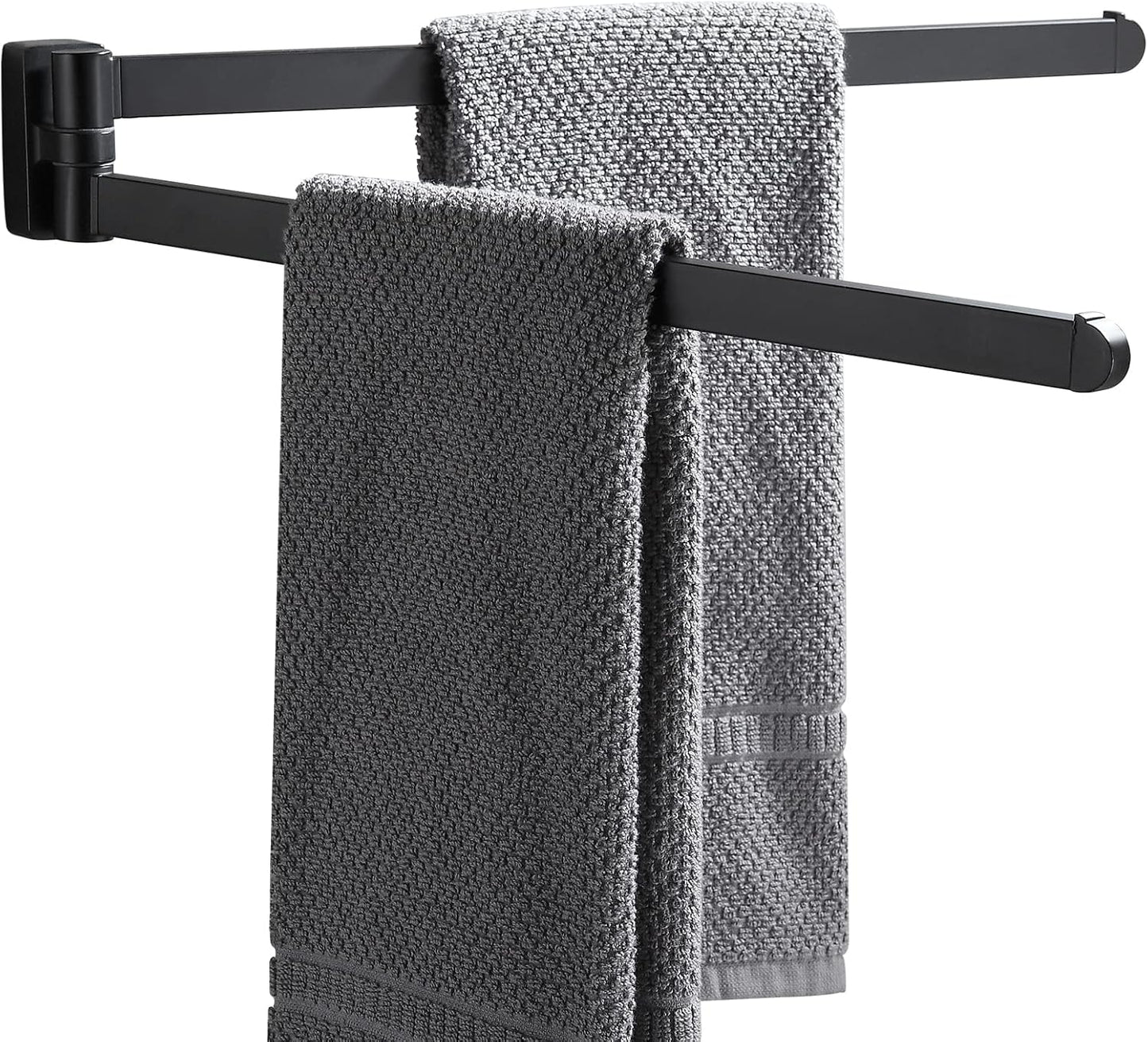 Schwenkbarer Handtuchhalter, Schwarz