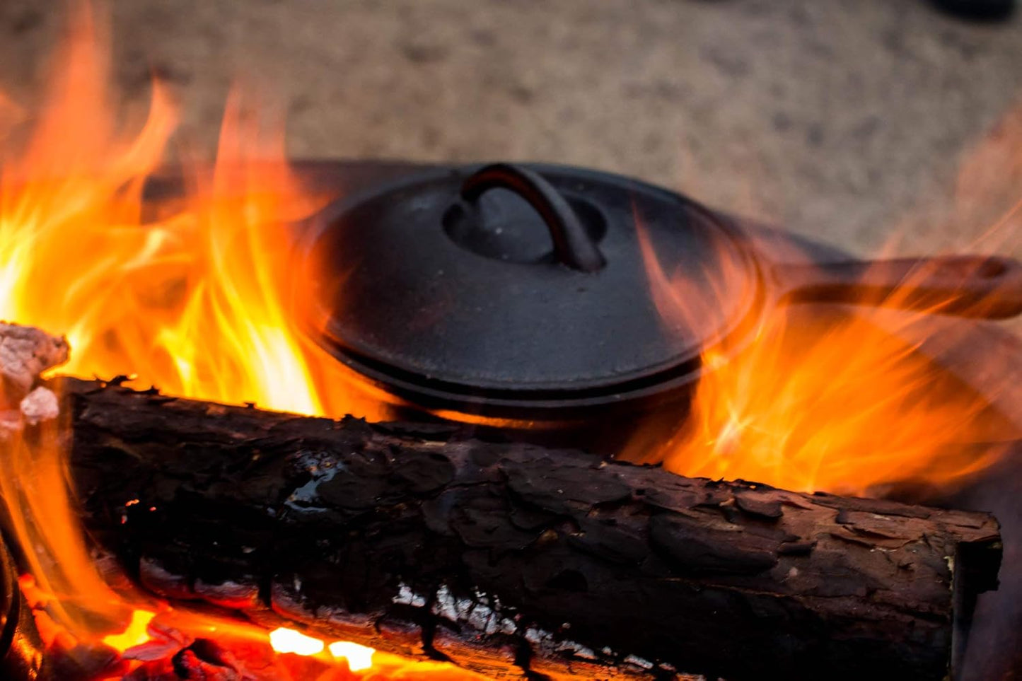 7-teiliges eingebranntes Dutch Oven Set in Holzkiste, 7-teilig