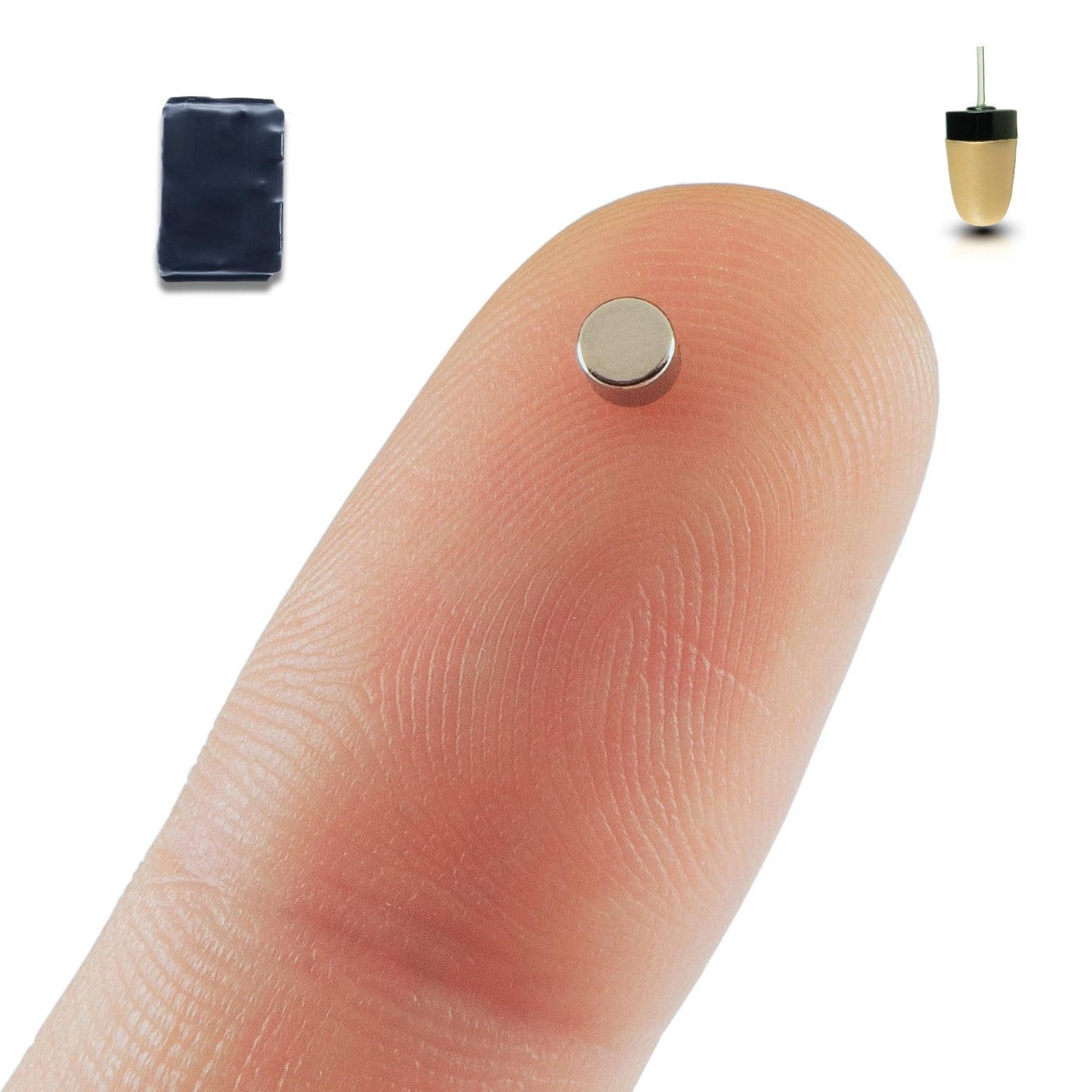 Spionage-Kopfhörer Bluetooth GSM Unsichtbar mit Mikrofon, Nano Teil GSM BT + Vip Pro SuperMini