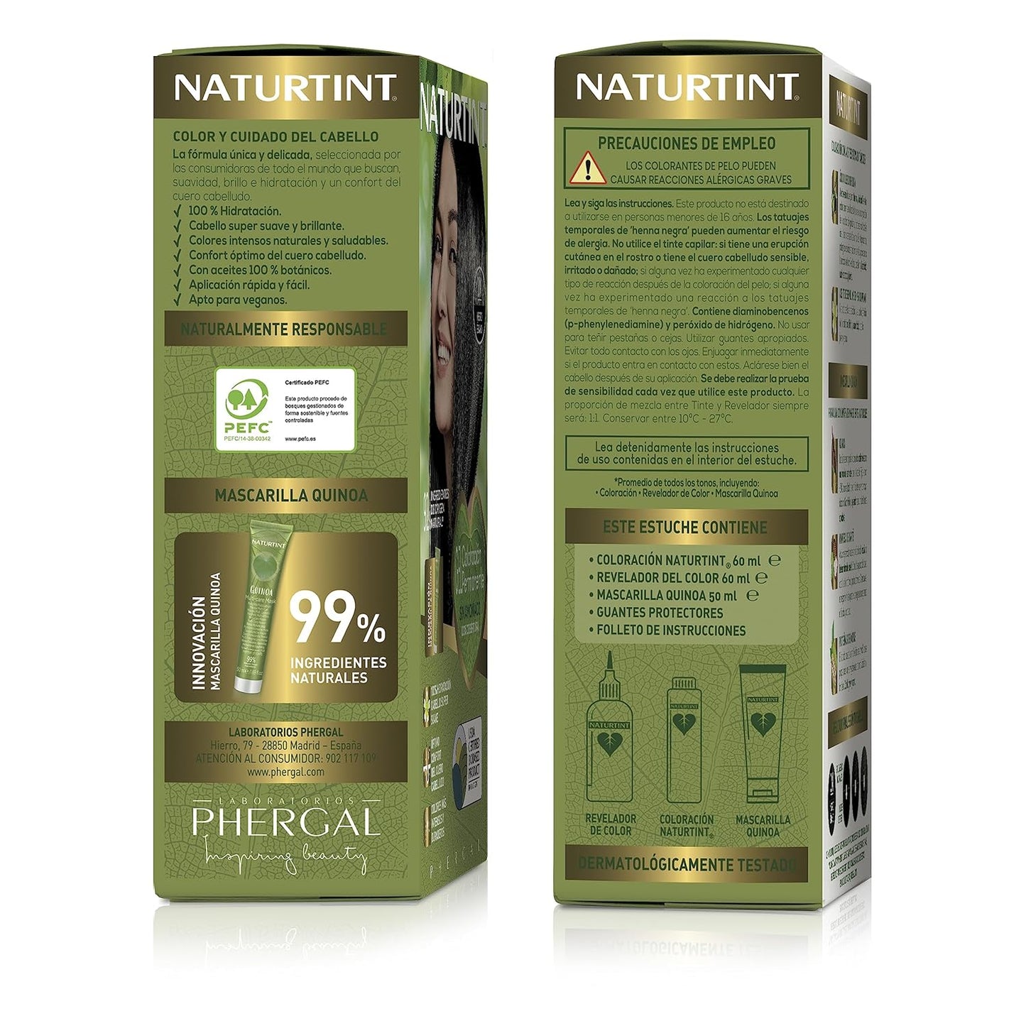 3er-Pack Haarfarbe, Kastanienbraun, 4N. Natur Kastanienbraun 170 ml (3er Pack)