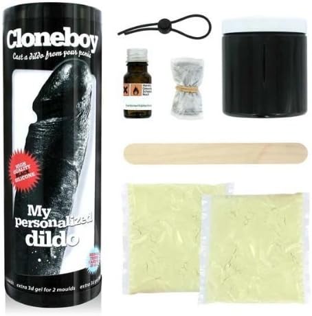 CLONEBOY Dildo-Set, Schwarz, 6 Stück (1er Pack)