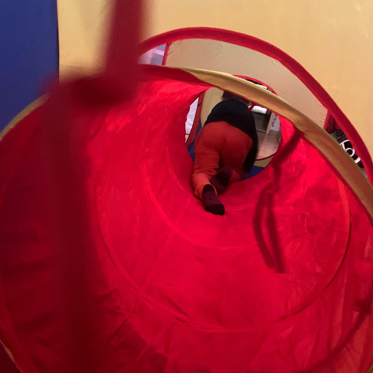 3-teiliges Pop-Up Kinderspielzelt mit Tunnel