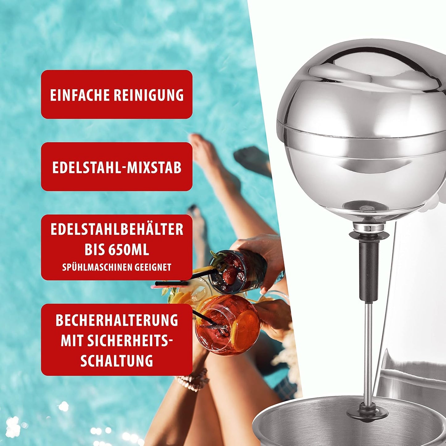 Barmixer & Milchaufschäumer BM 3472