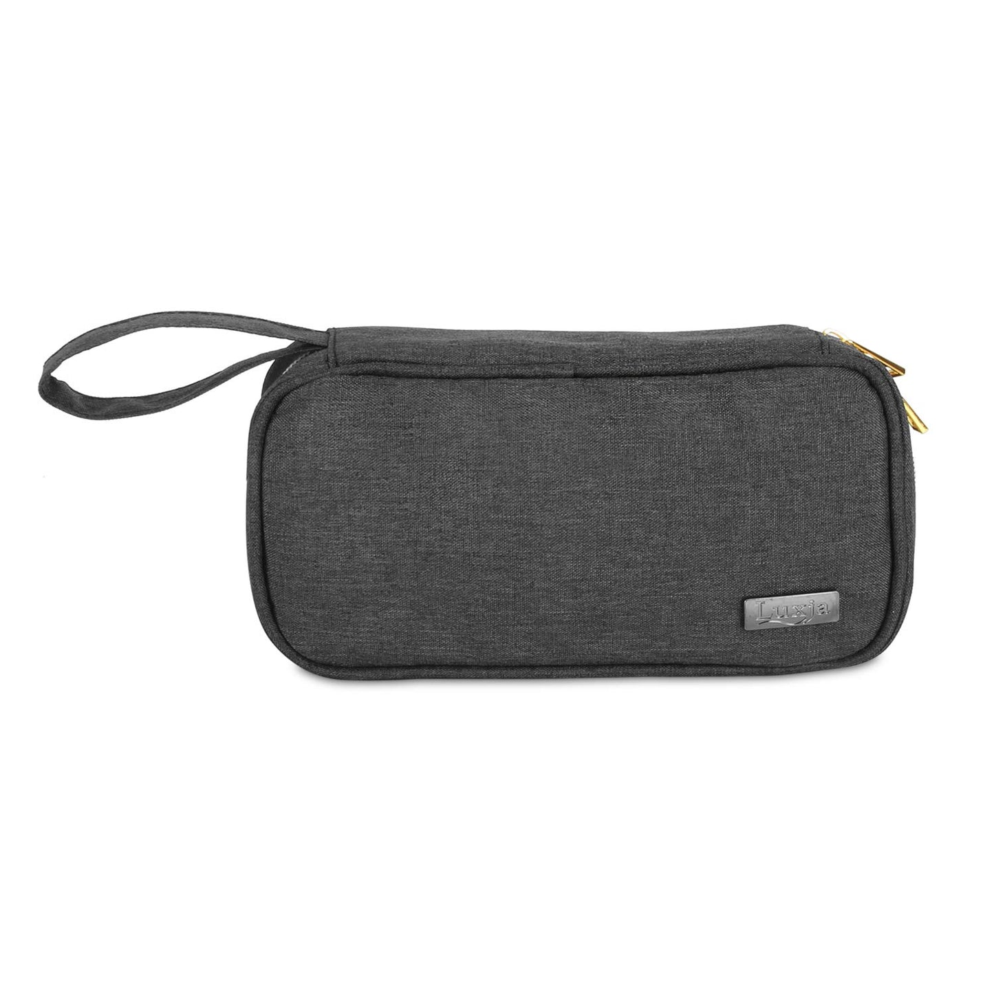 Aufbewahrungstasche für 12 ätherische Öle, 11.4x21.5x6 cm (1er Pack) Schwarz