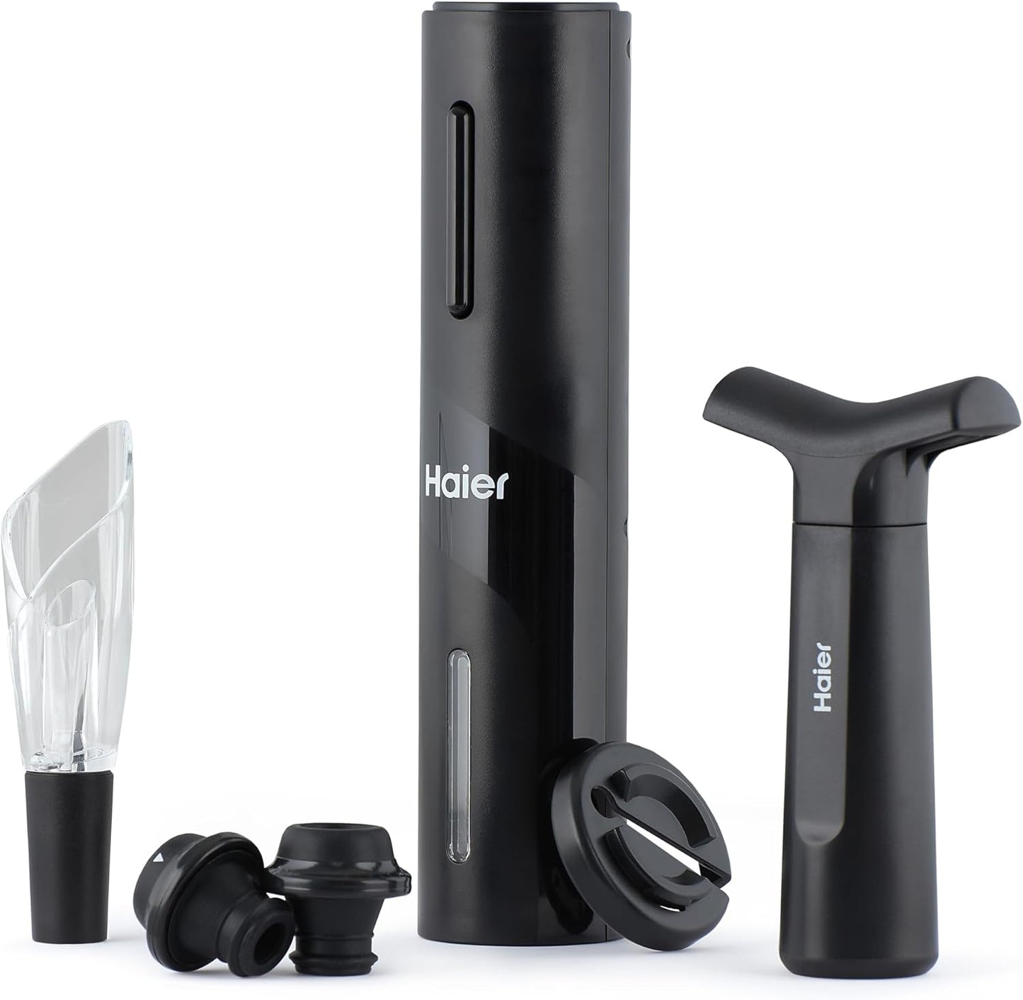 Weinöffner-Set mit Dekantieraufsatz, HAIER WINE ACCESSORIES - SET WITH USB RECHARGER