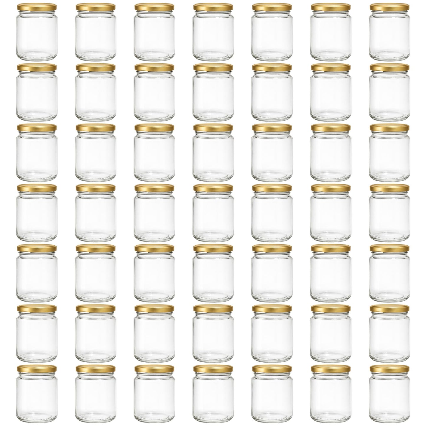 Marmeladengläser Set mit Schraubdeckel, 275 ml 50