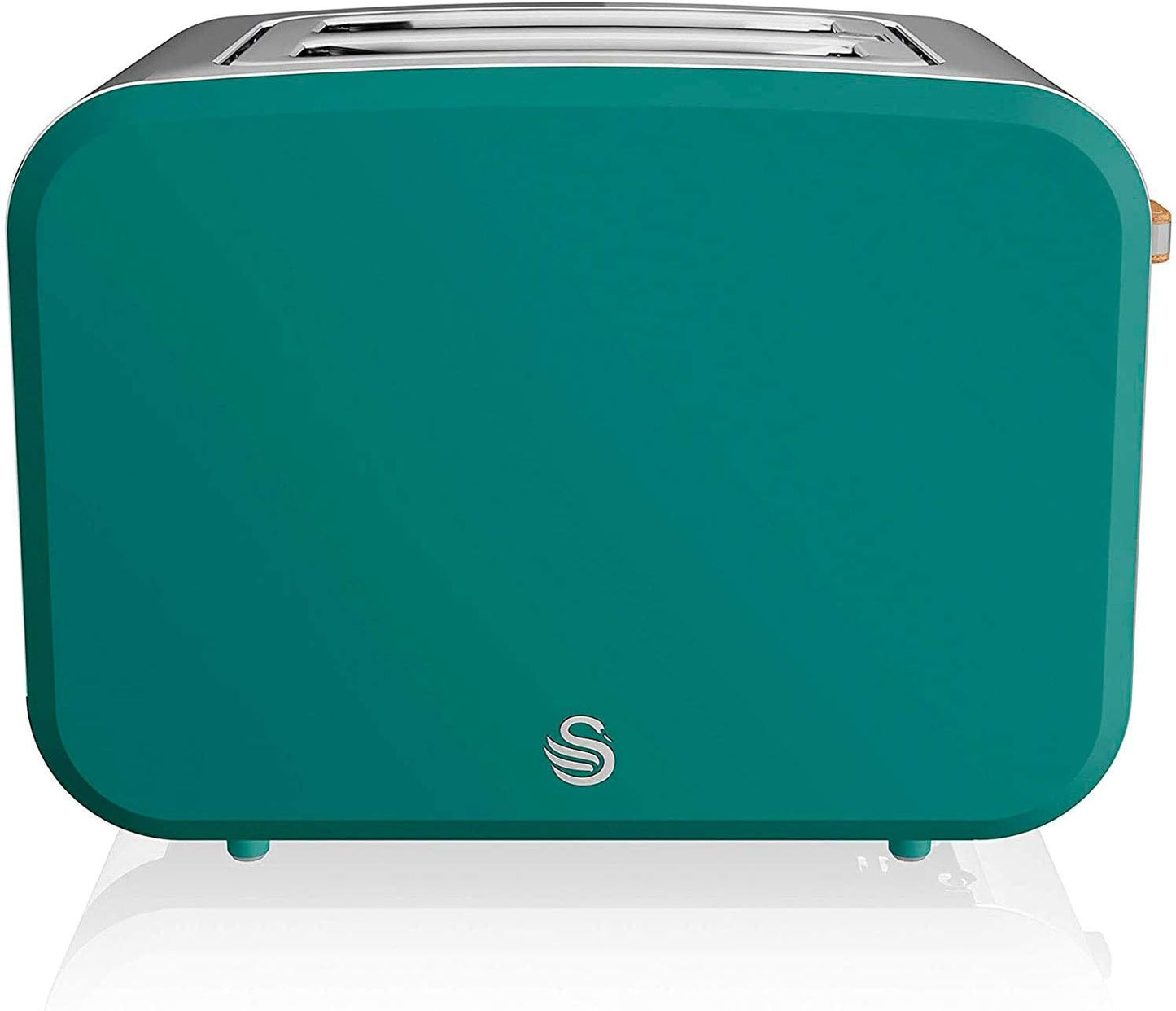 Breitschlitz-Toaster mit 6 Bräunungsstufen, Grün, Matt