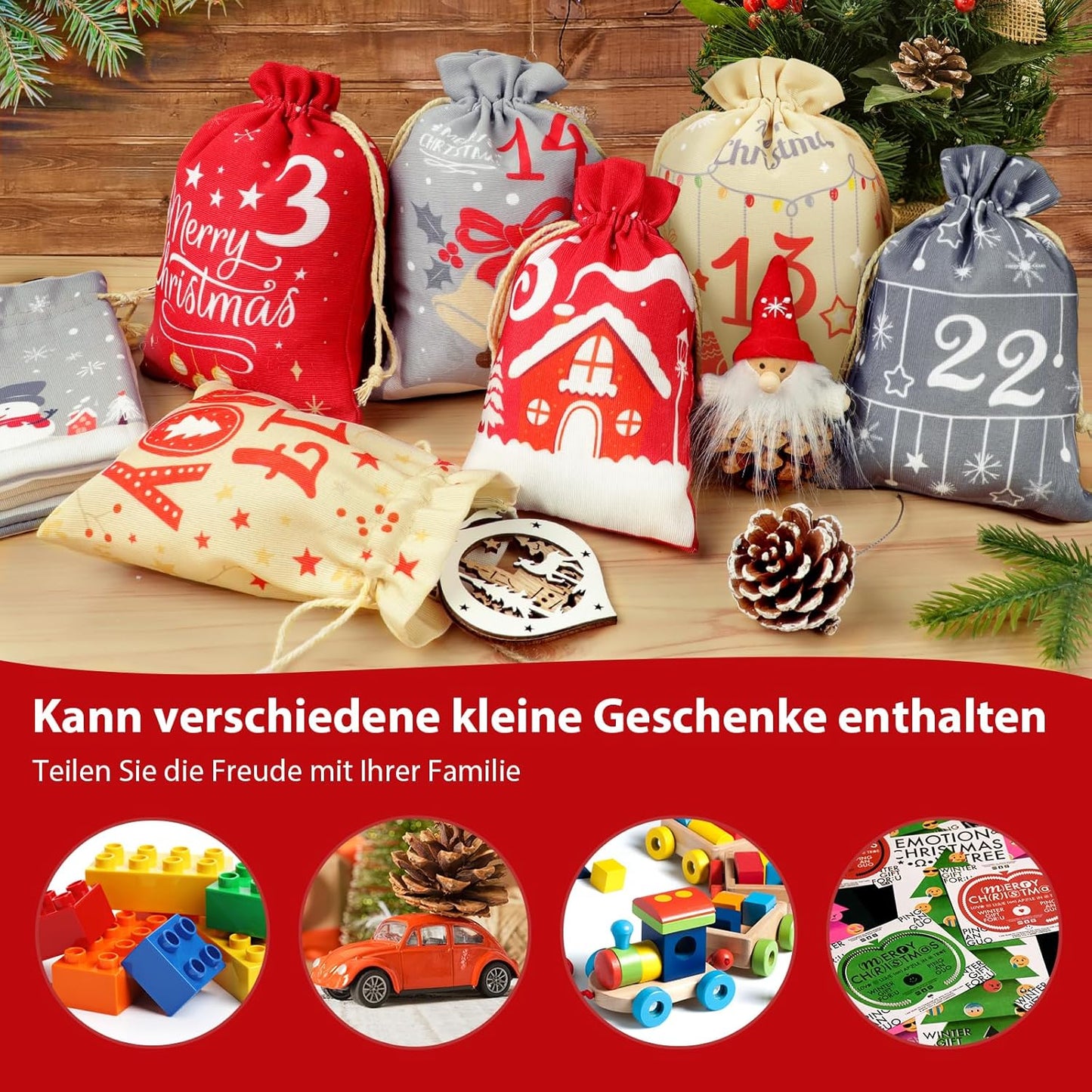 Adventskalender zum Befüllen, Classic